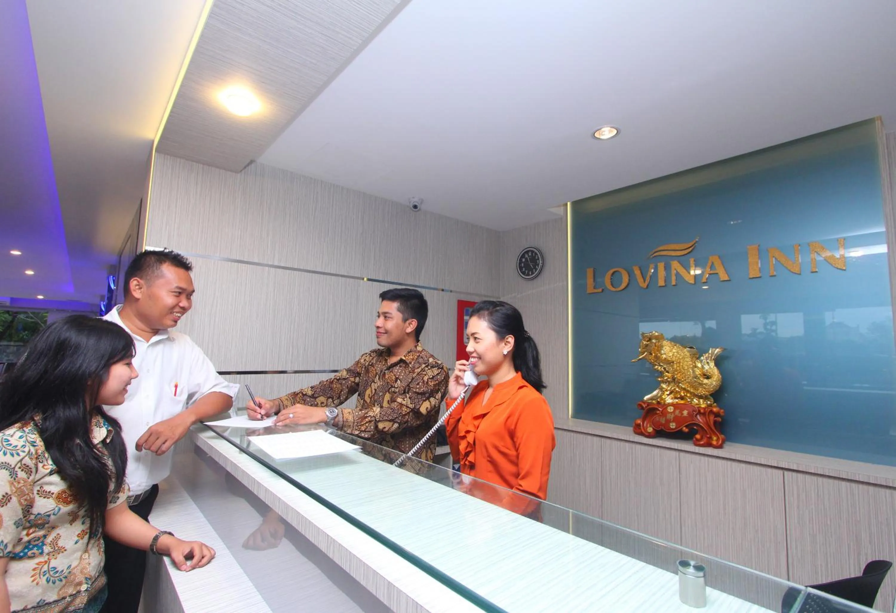 People in Lovina Inn Batam Centre