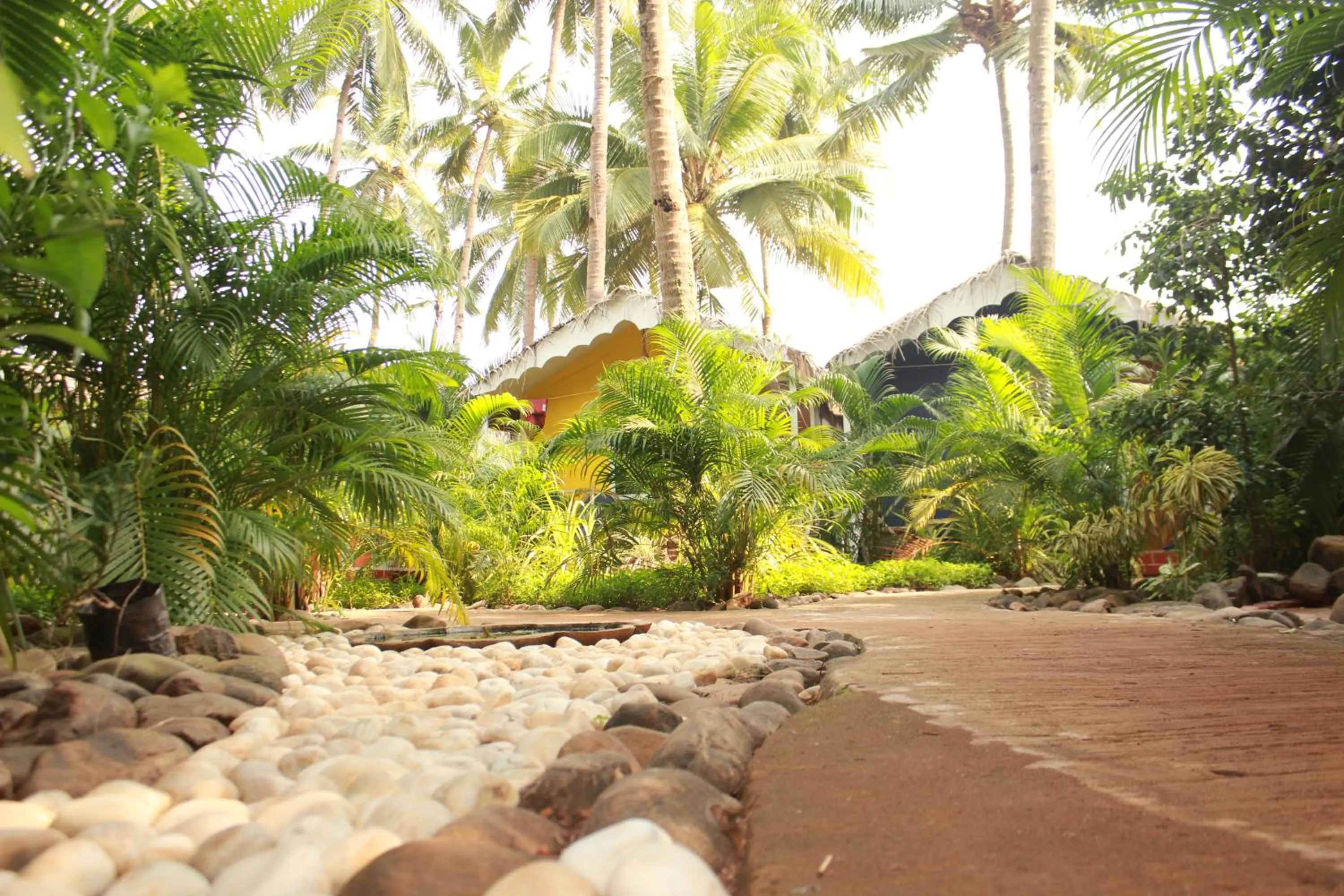 Garden view in Sea Shades Palolem Resort