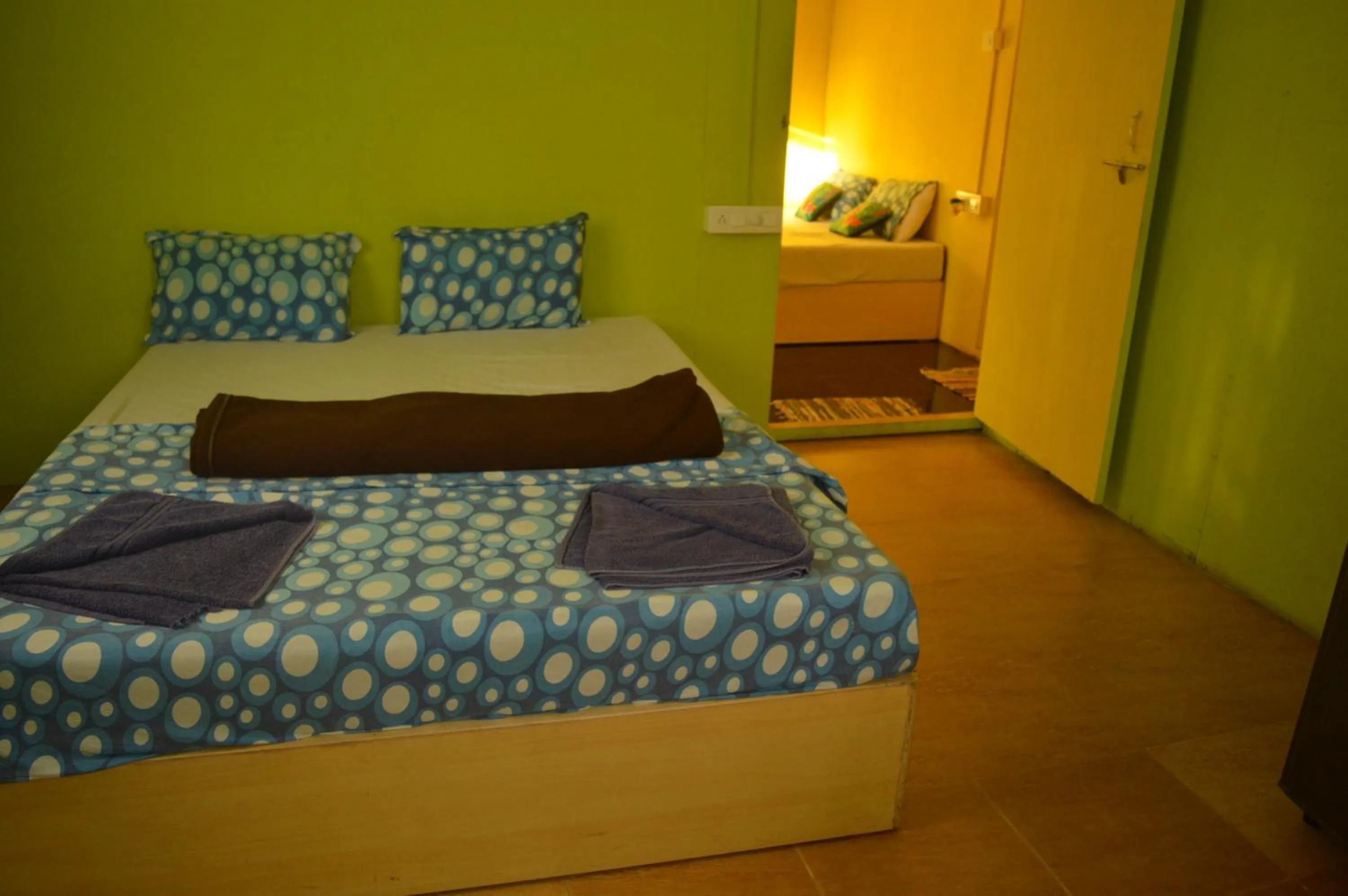 Bed in Sea Shades Palolem Resort