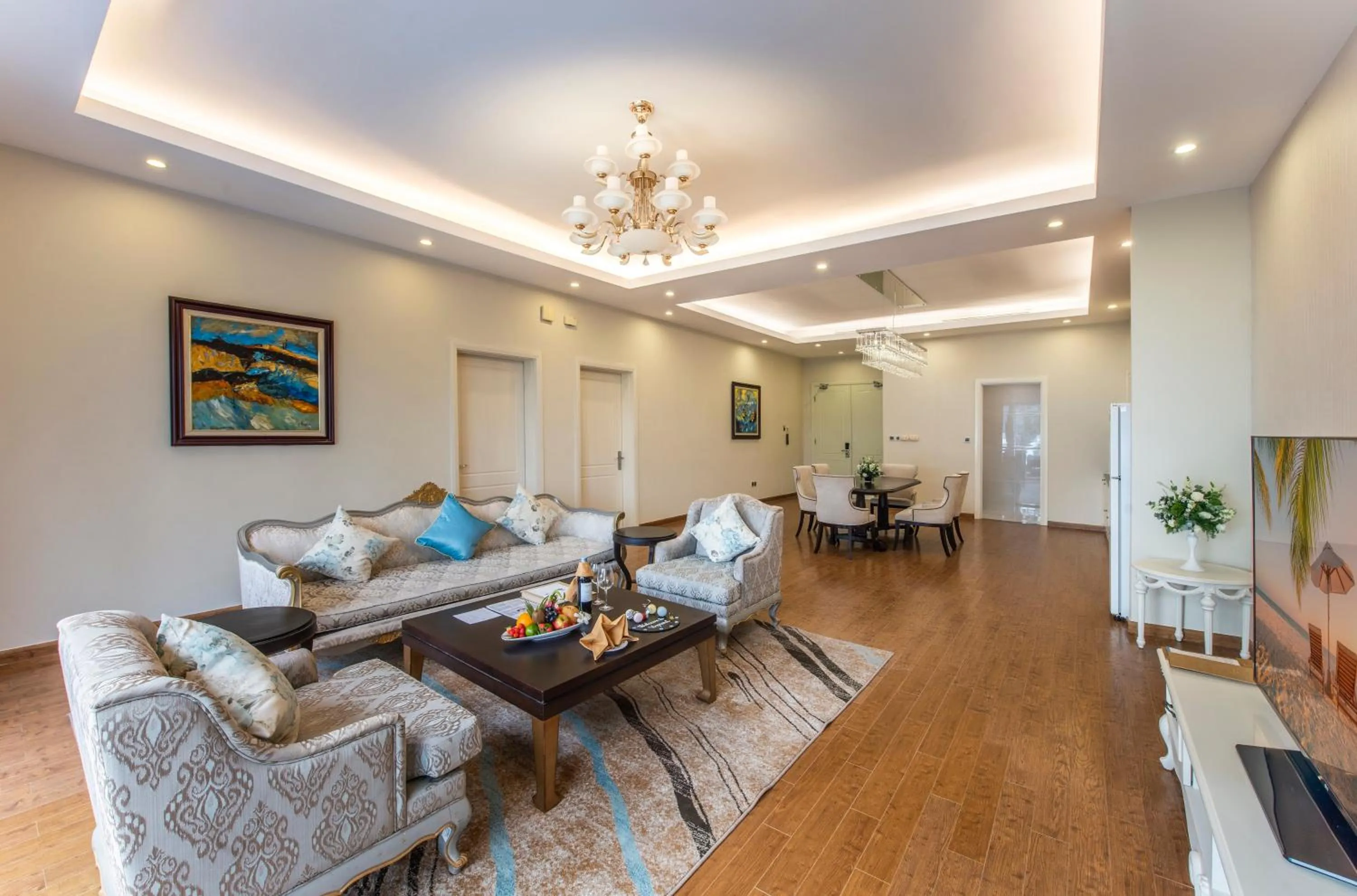 Living room in Vinpearl Resort & Spa Nha Trang Bay