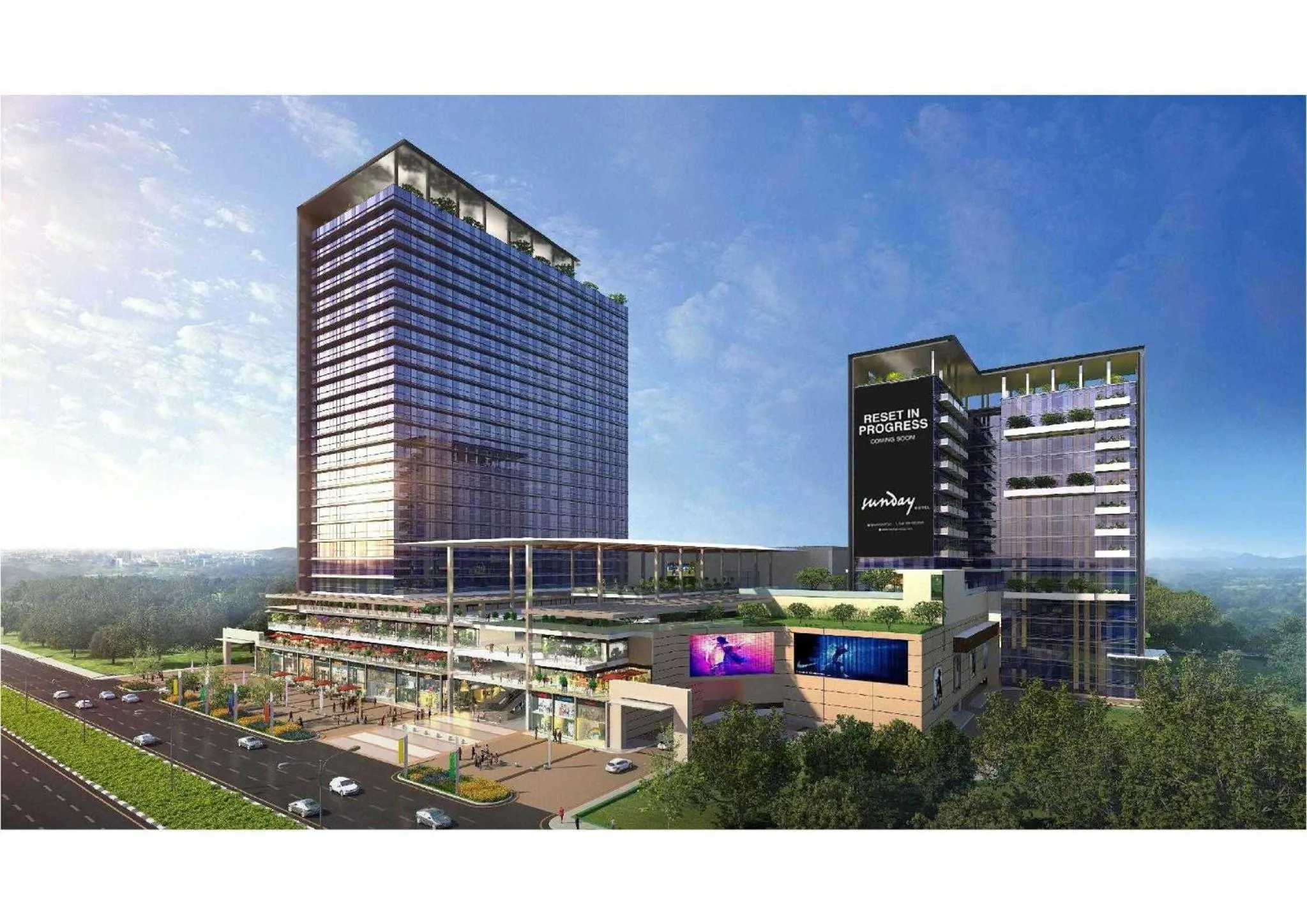 Facade/entrance in Sunday Hotel & Residences by CheckIn Gurugram