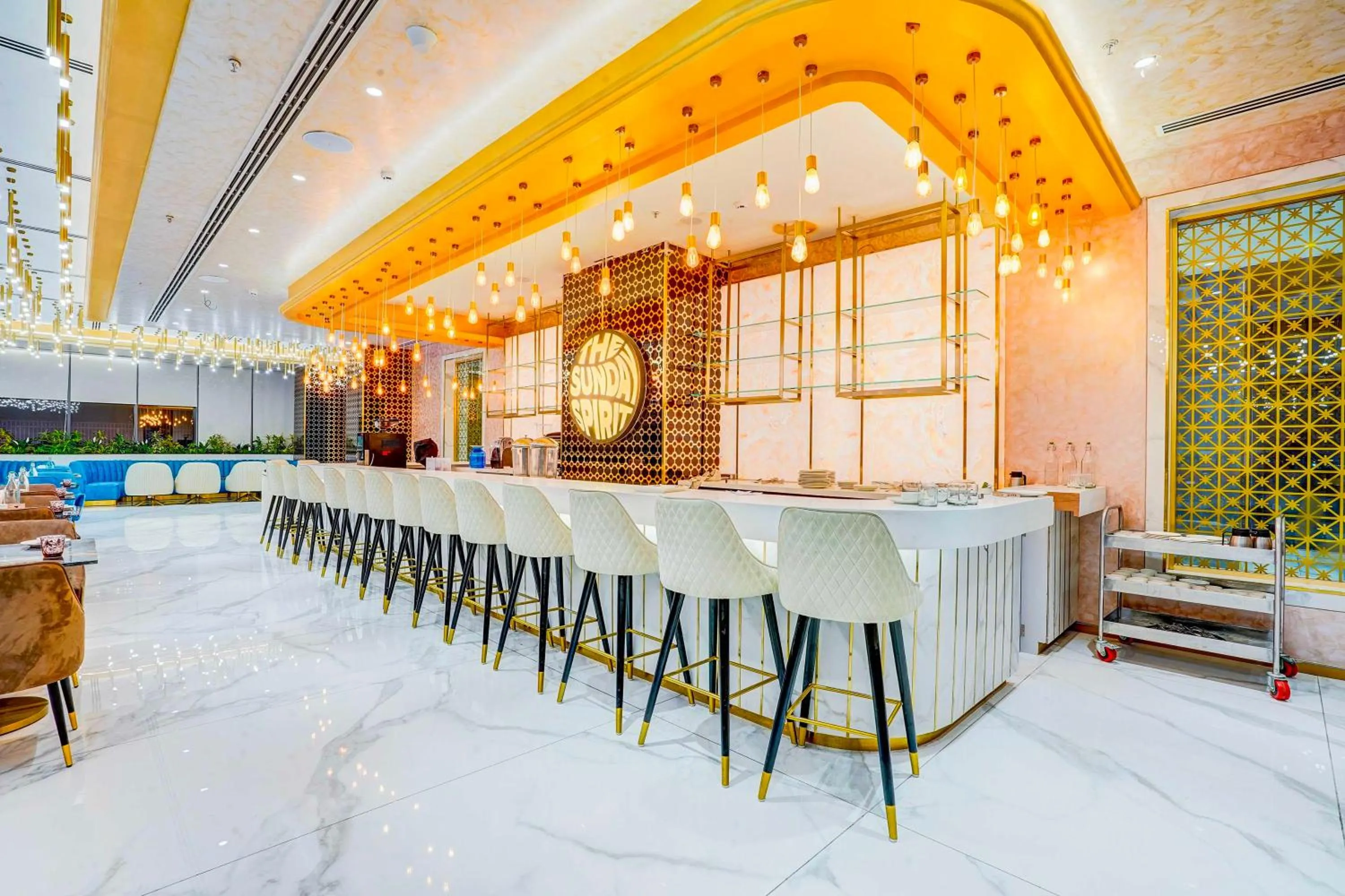 Restaurant/places to eat in Sunday Hotel & Residences by CheckIn Gurugram