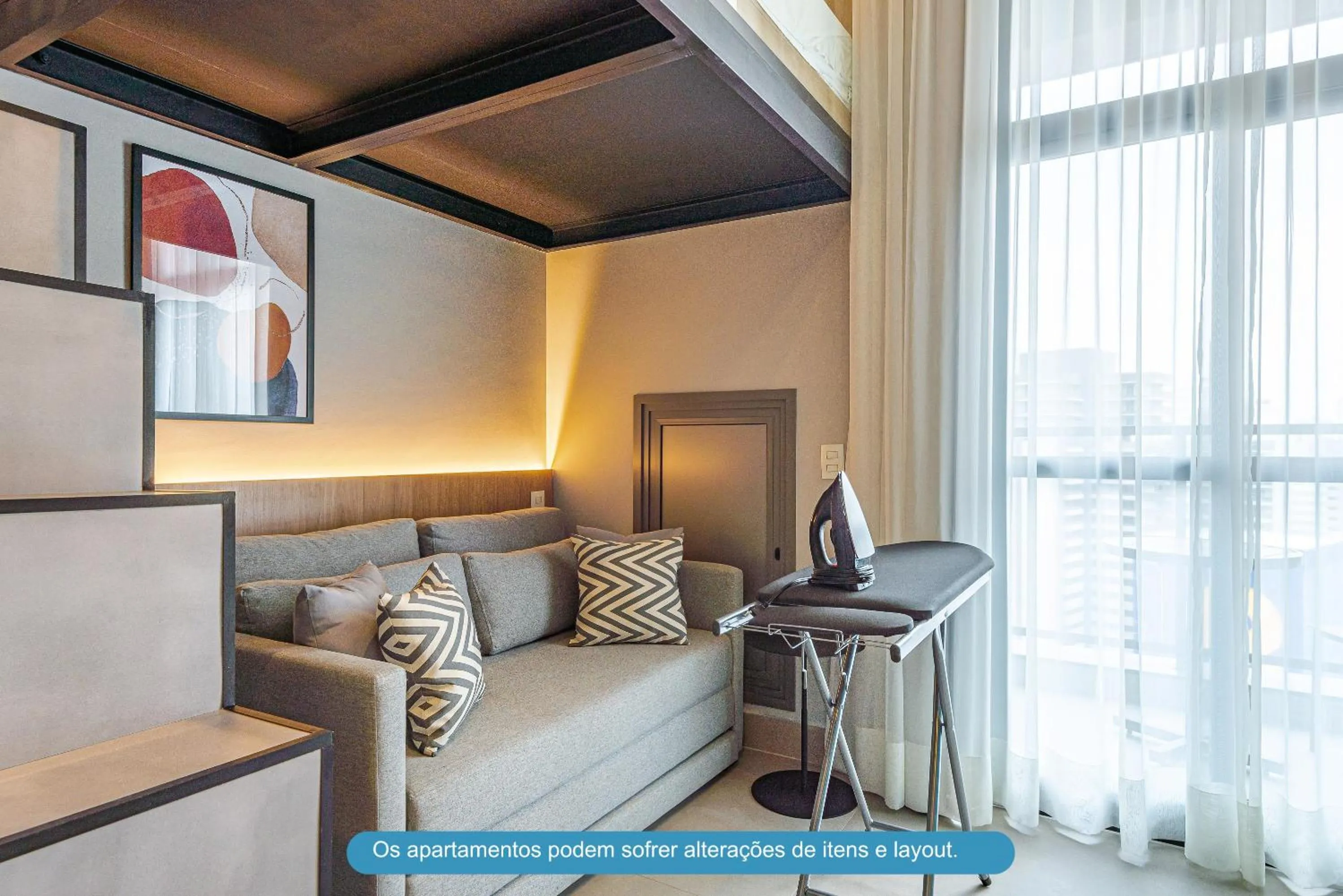 Living room in Roomo Transamerica SP Brooklin 370