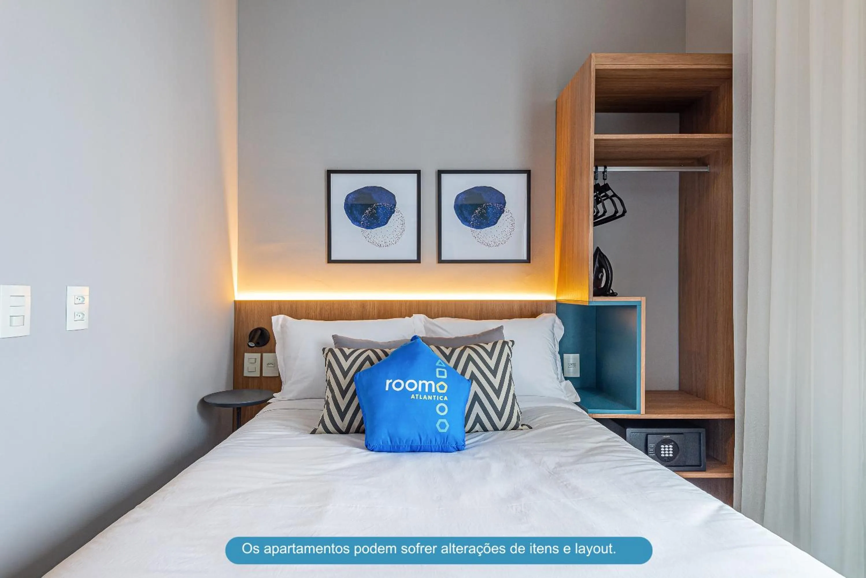 Bedroom, Bed in Roomo Transamerica SP Brooklin 370