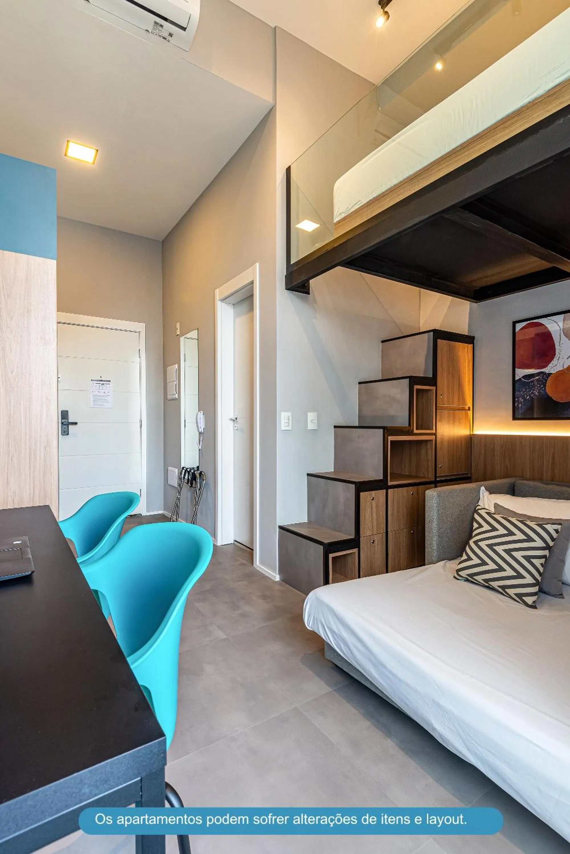 Living room, Bed in Roomo Transamerica SP Brooklin 370