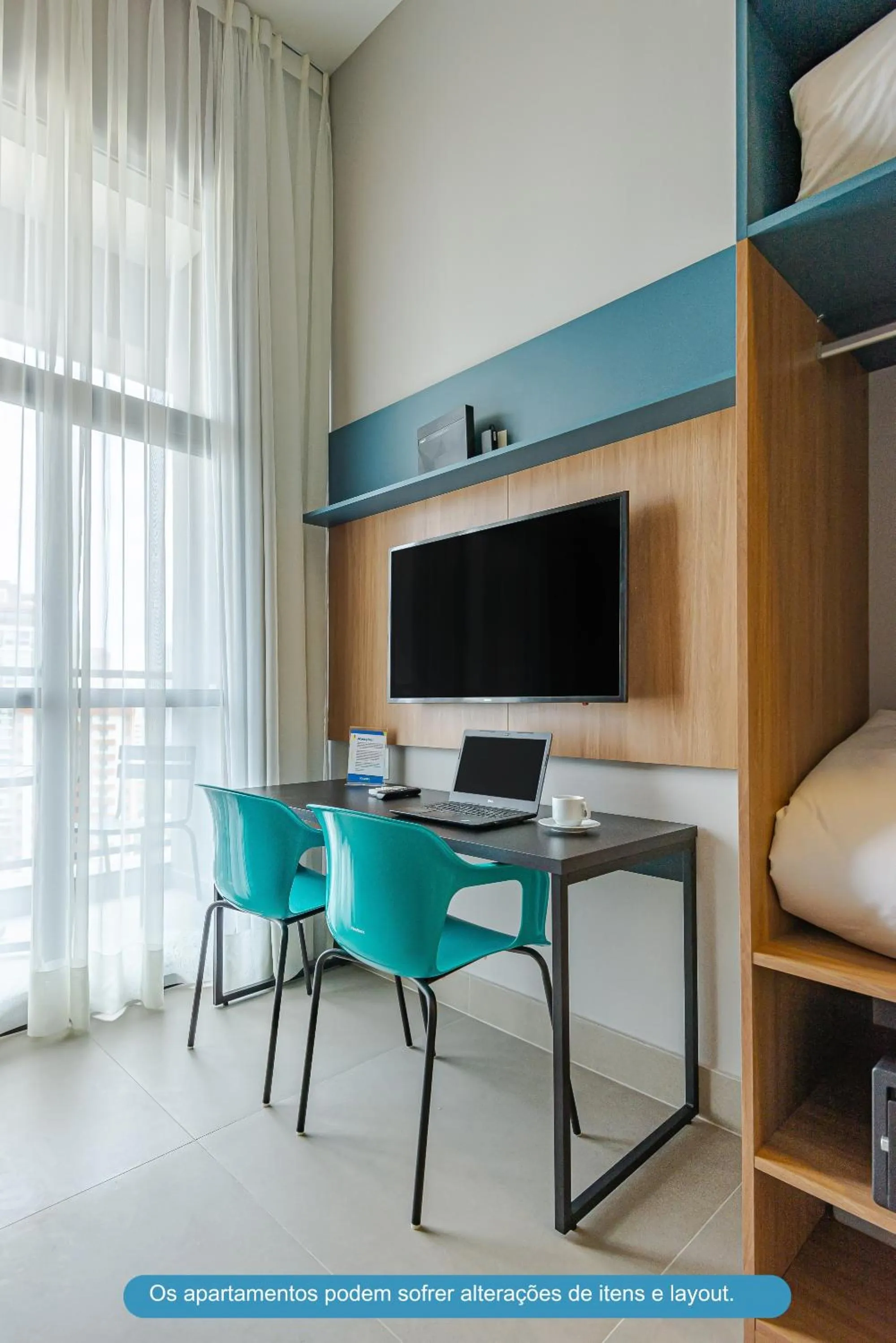 TV and multimedia in Roomo Transamerica SP Brooklin 370