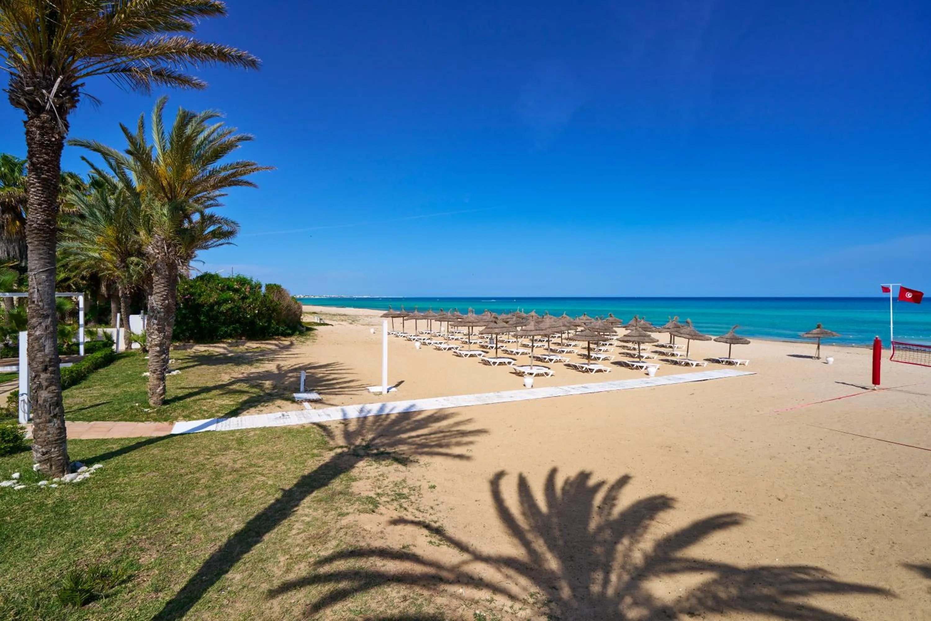 Beach in Nahrawess Resort & Thalasso