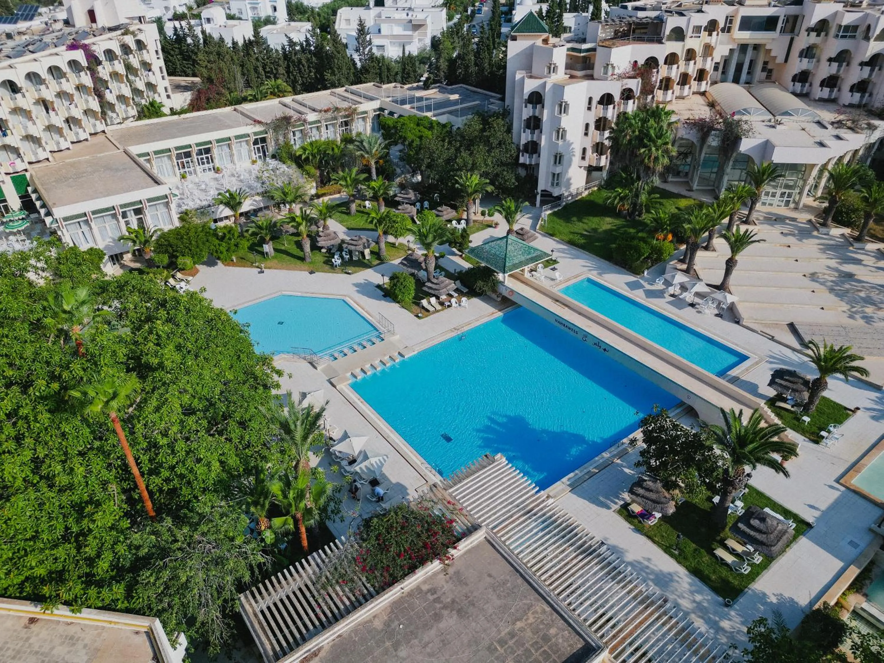 Swimming pool in Nahrawess Resort & Thalasso