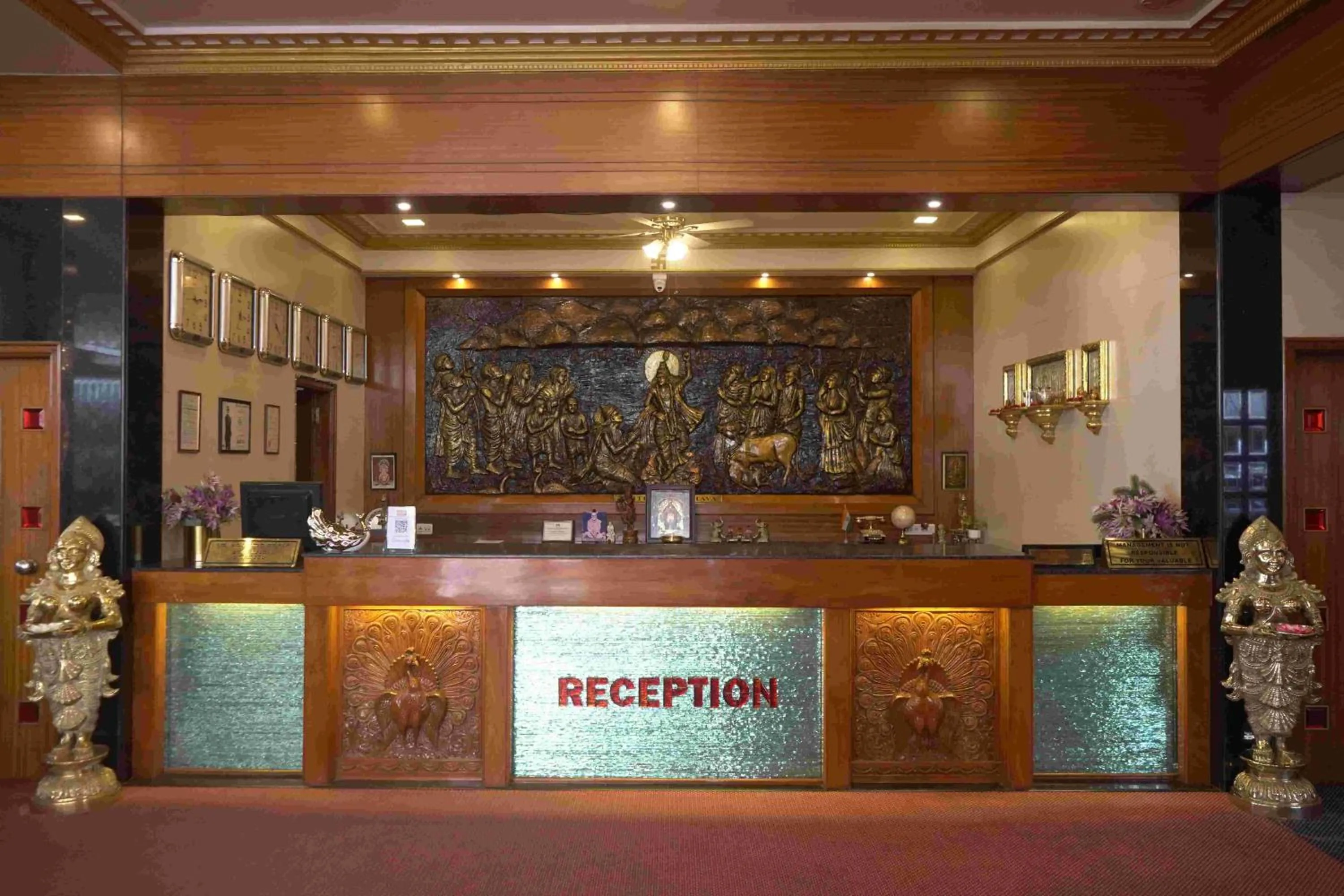 Lobby or reception in The Grand Krishna Rooms