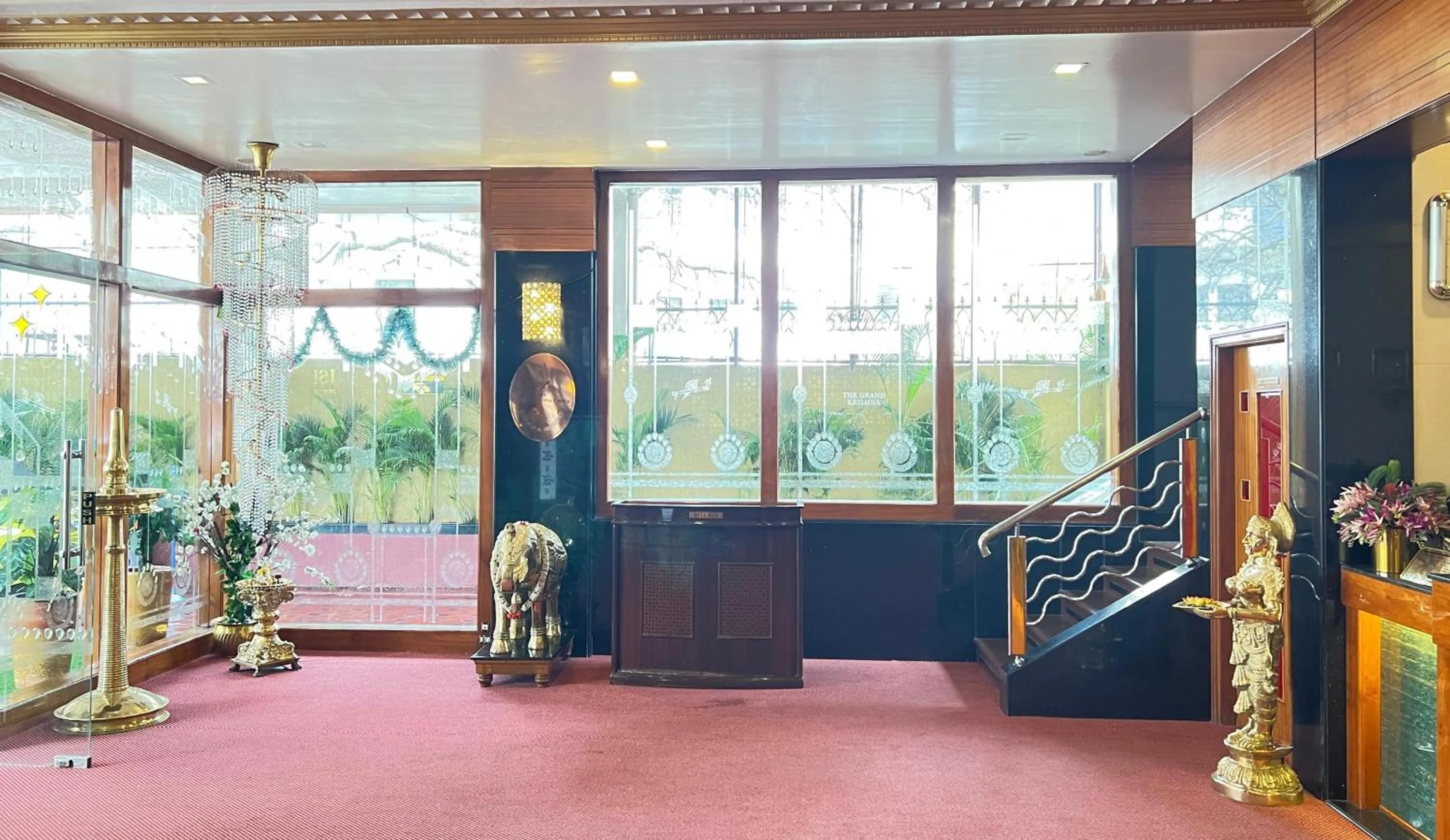 Lobby or reception in The Grand Krishna Rooms