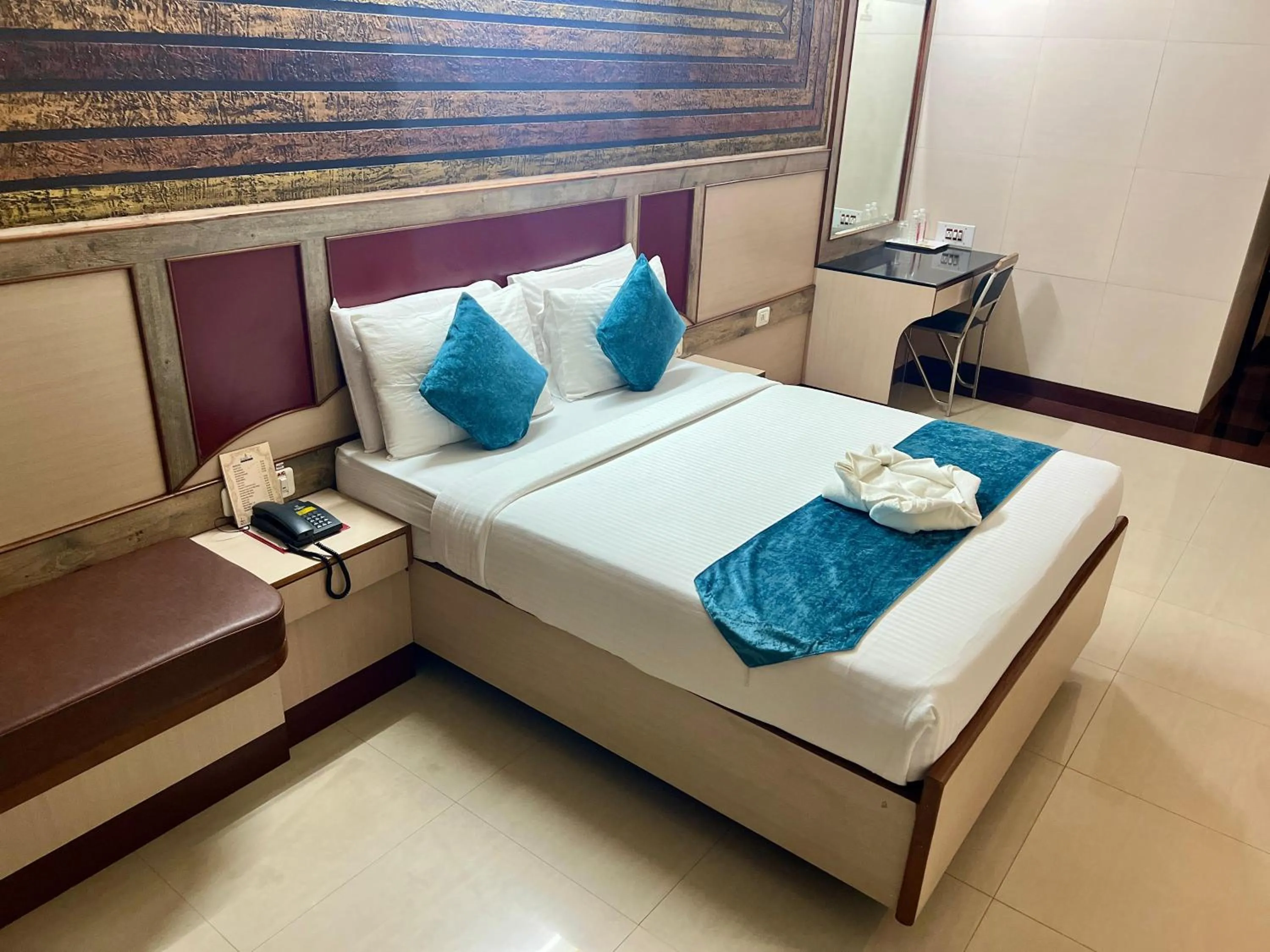 Bed in The Grand Krishna Rooms