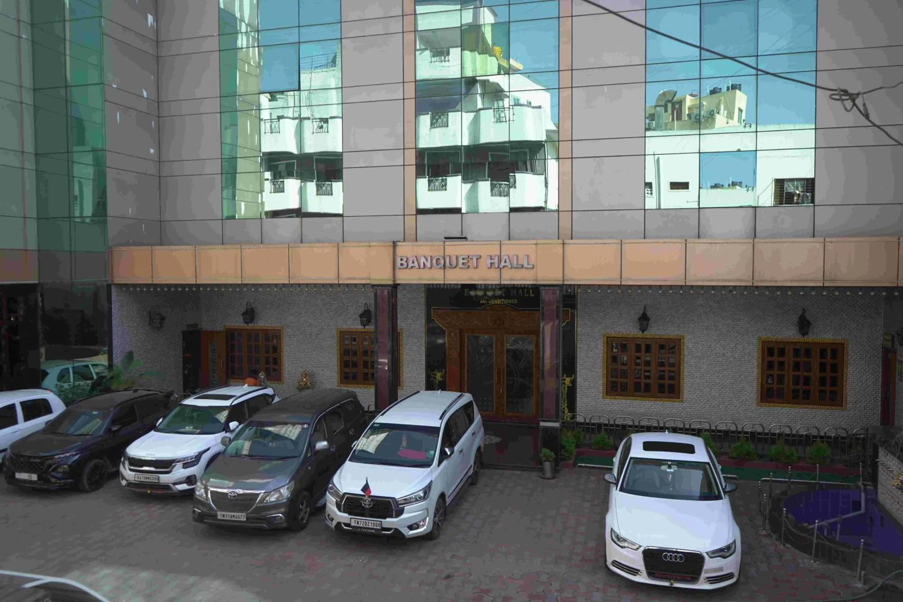 Property building in The Grand Krishna Rooms