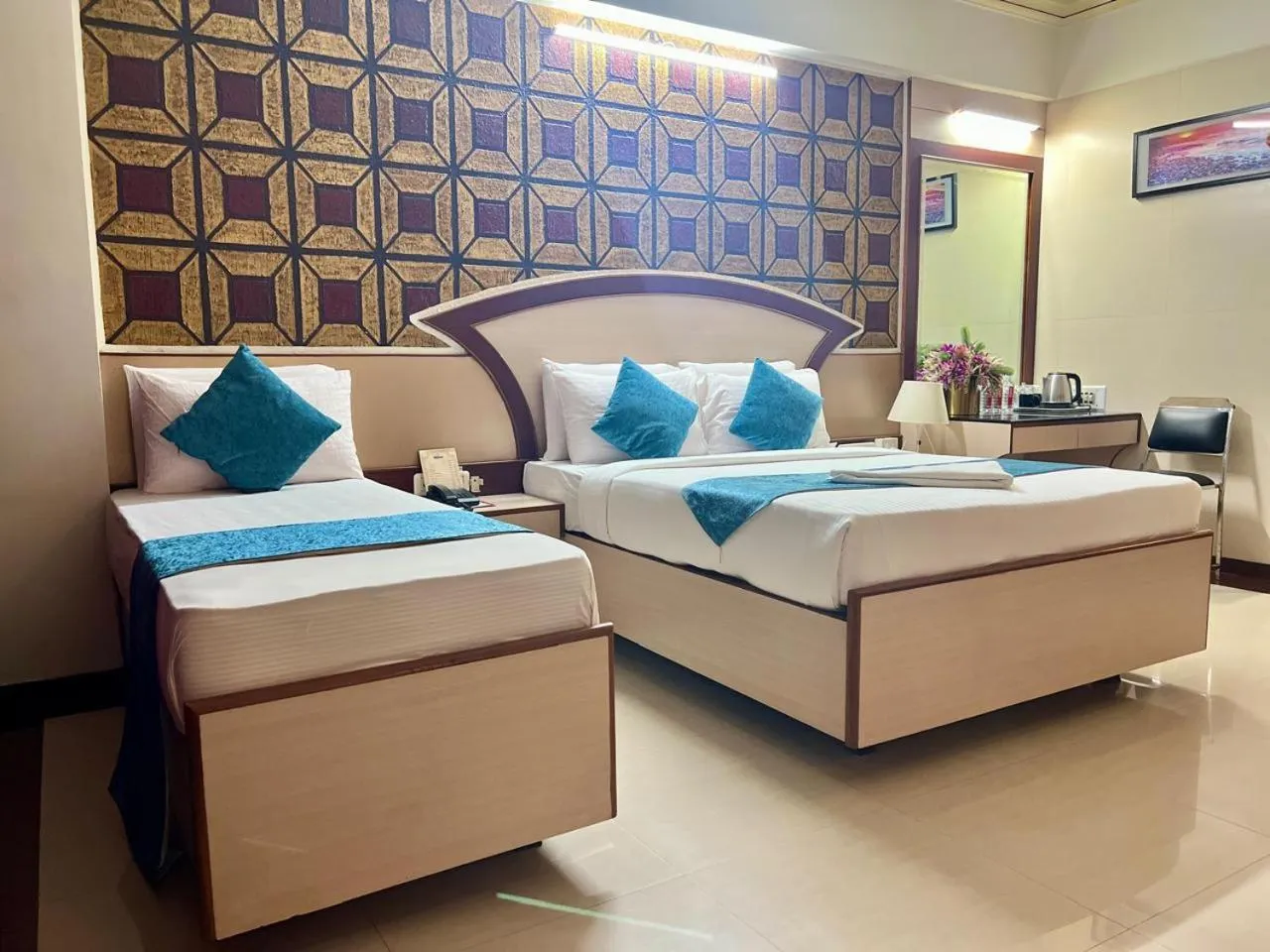 Bedroom, Bed in The Grand Krishna Rooms