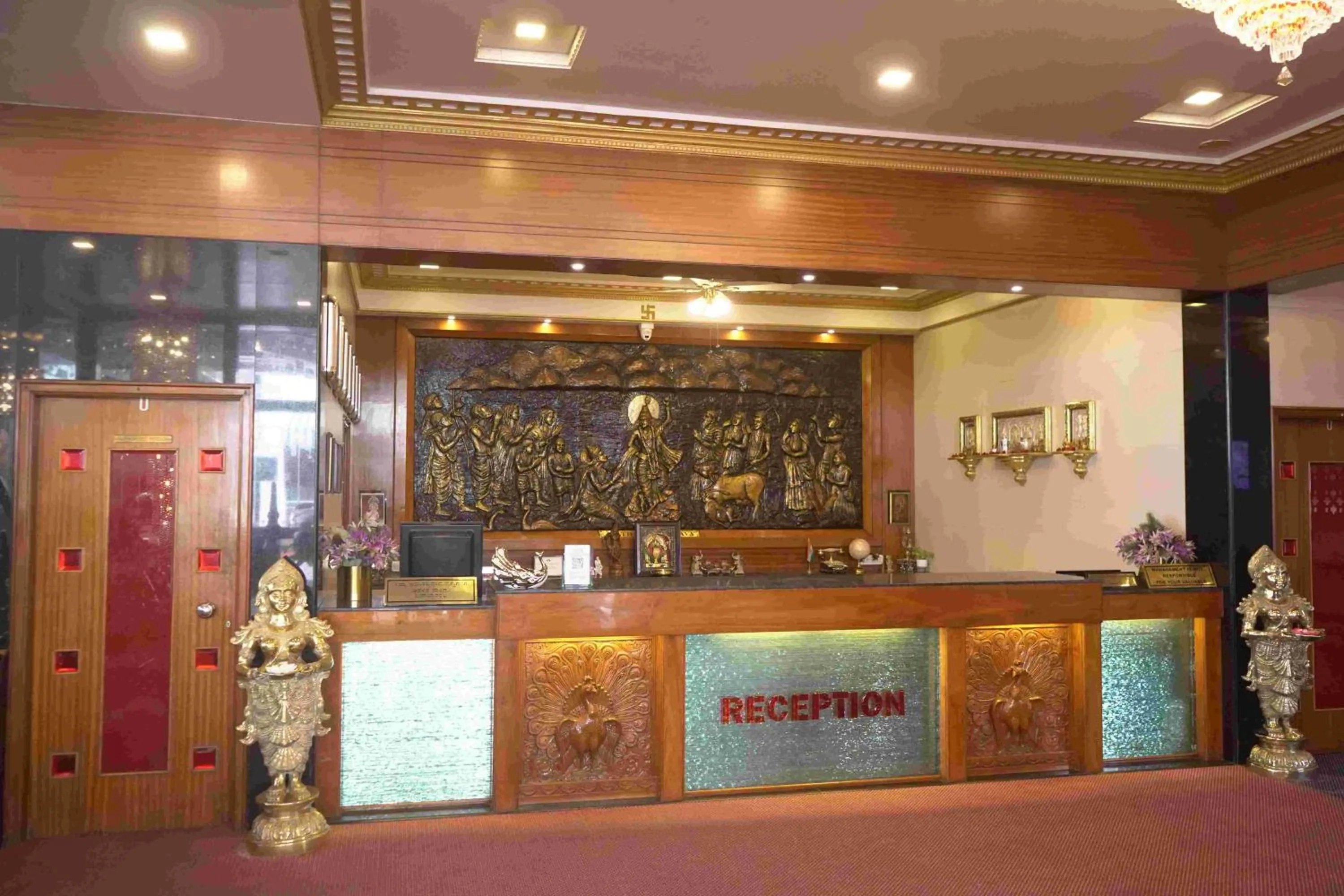 Lobby or reception in The Grand Krishna Rooms