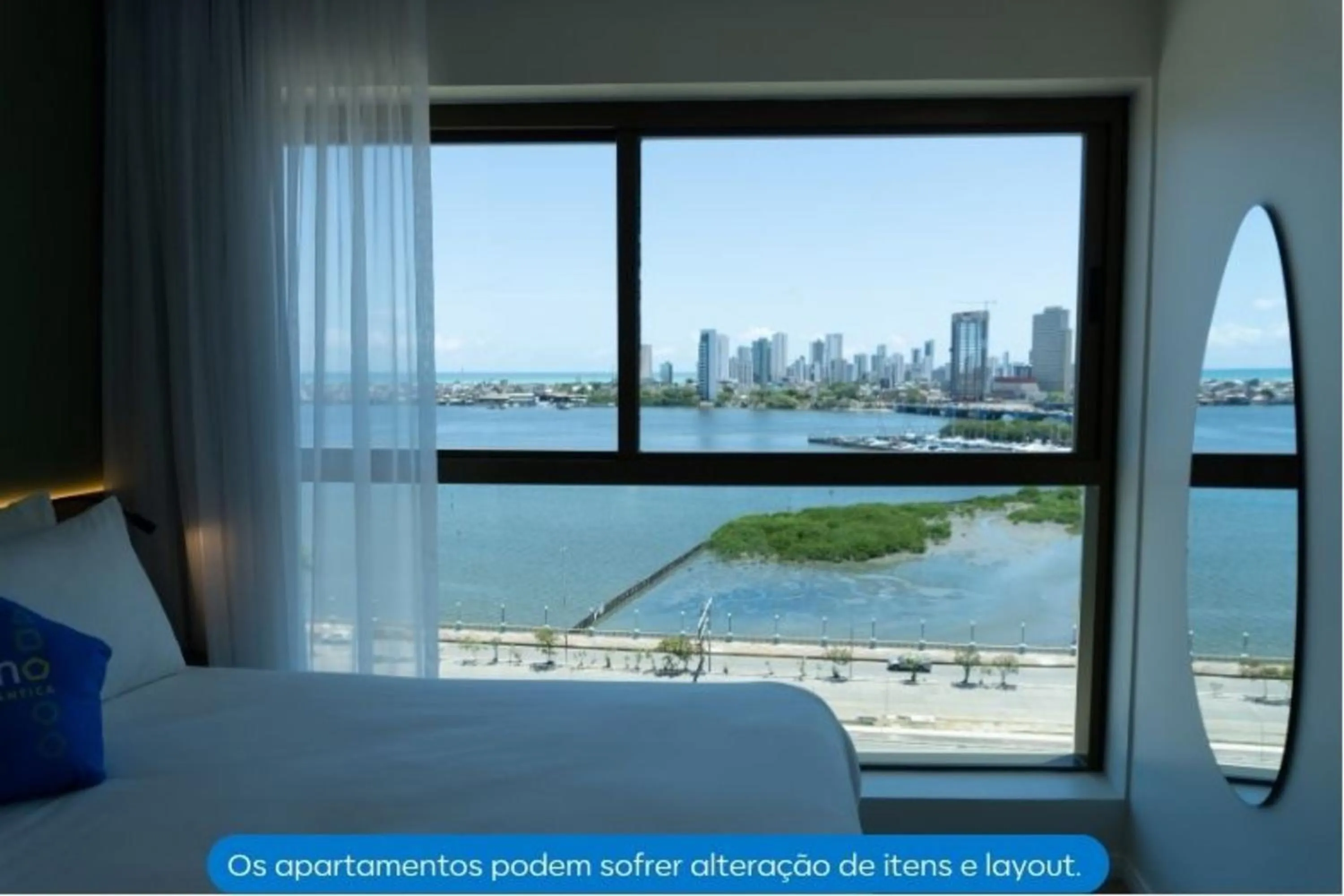 City view in Roomo Transamerica Recife Parque do Cais