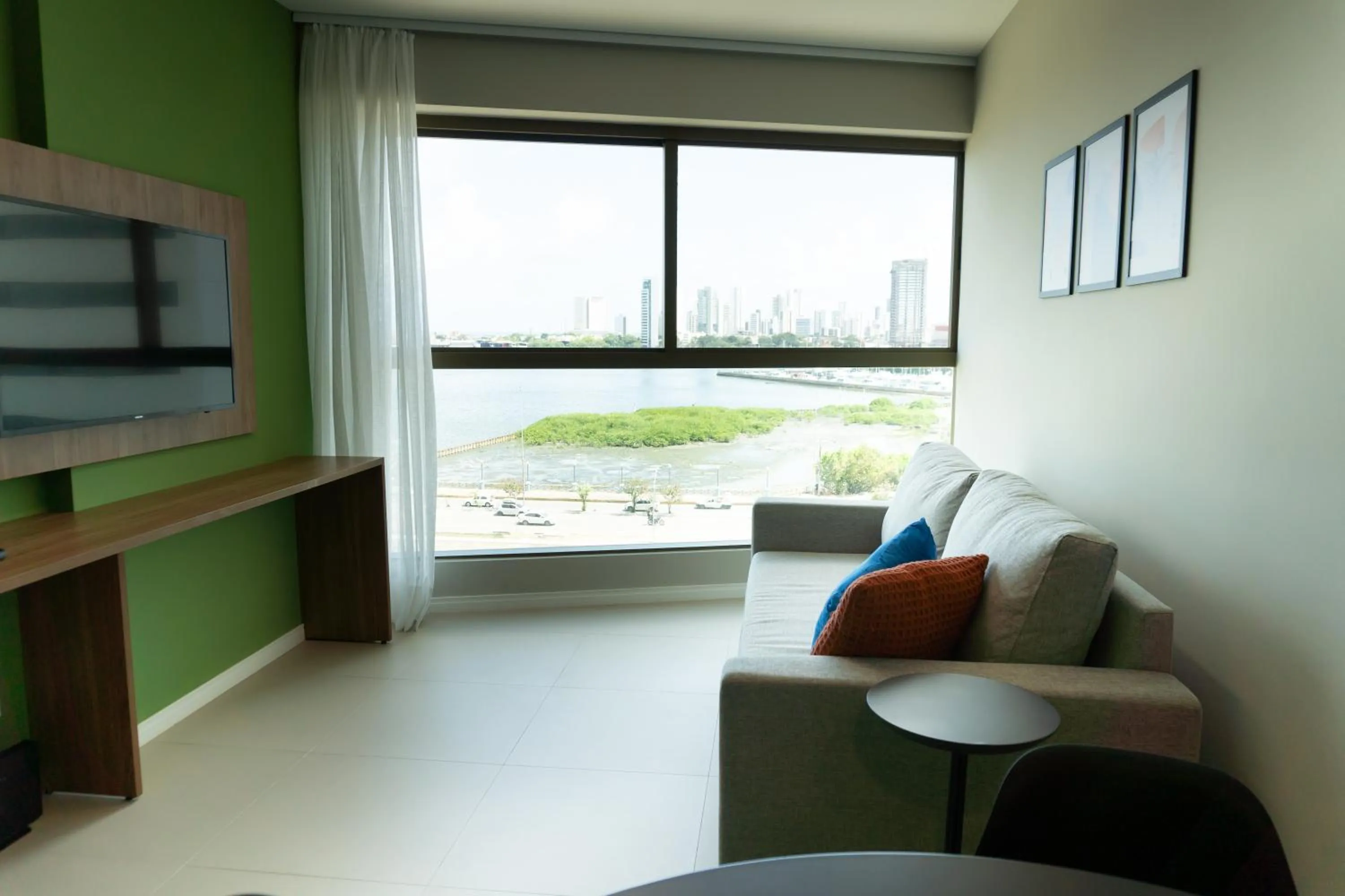 Living room in Roomo Transamerica Recife Parque do Cais