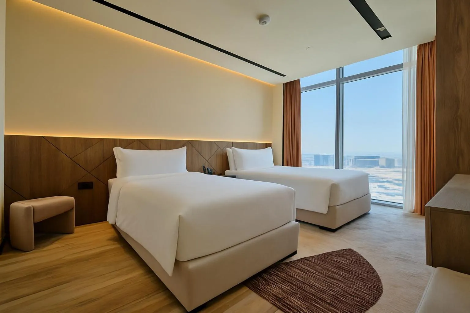 Bedroom, Bed in The OQ