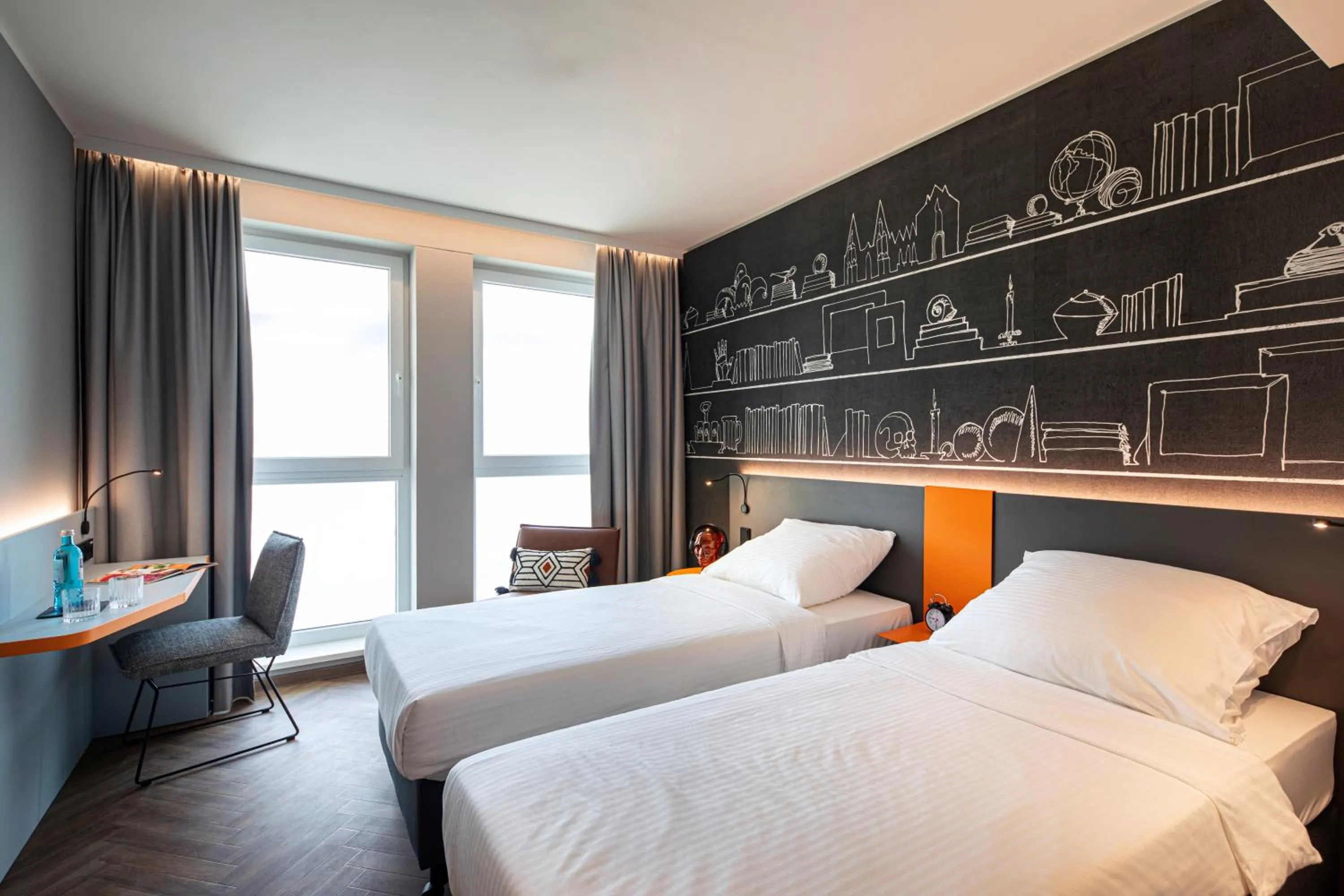 Bedroom, Bed in LOGINN Hotel Köln Airport