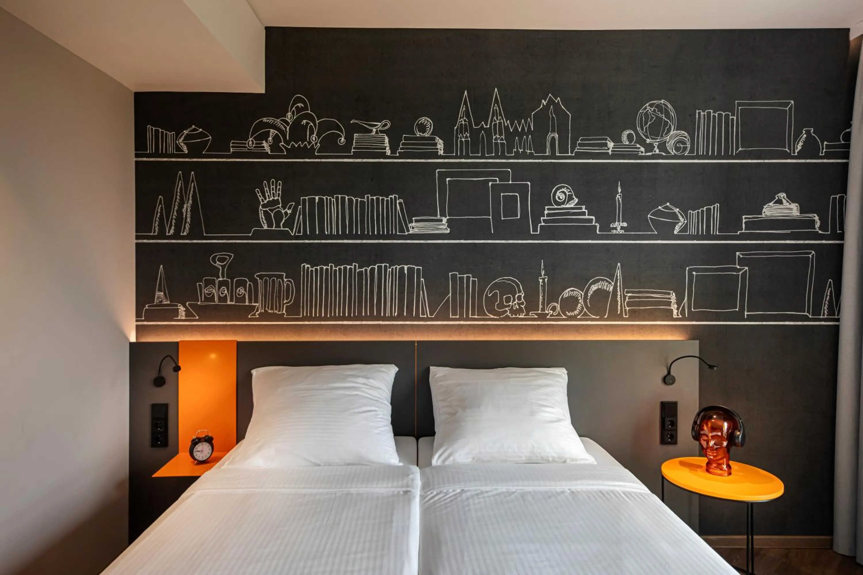 Bedroom, Bed in LOGINN Hotel Köln Airport