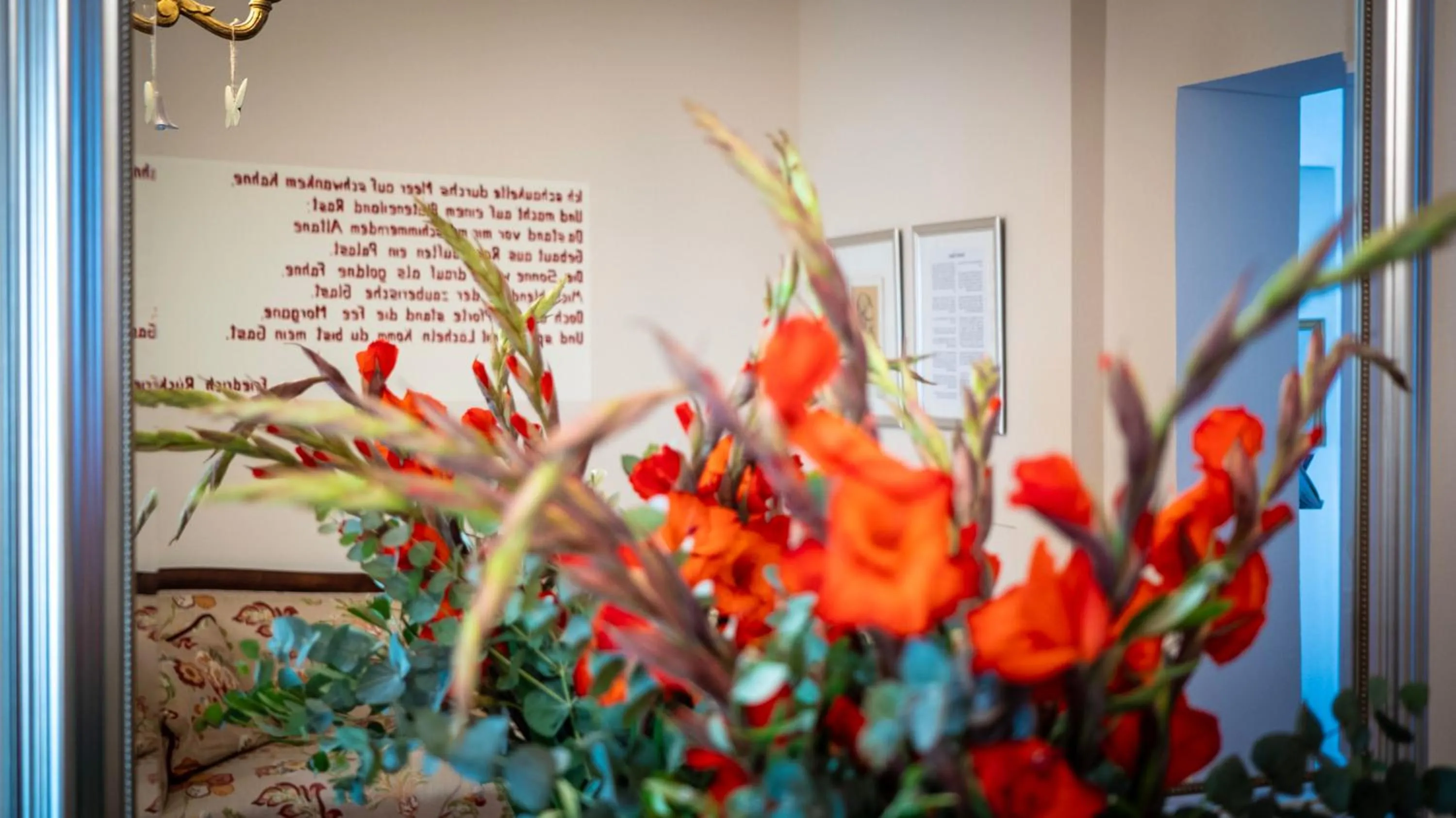 Decorative detail in Hotel Villa Rückert