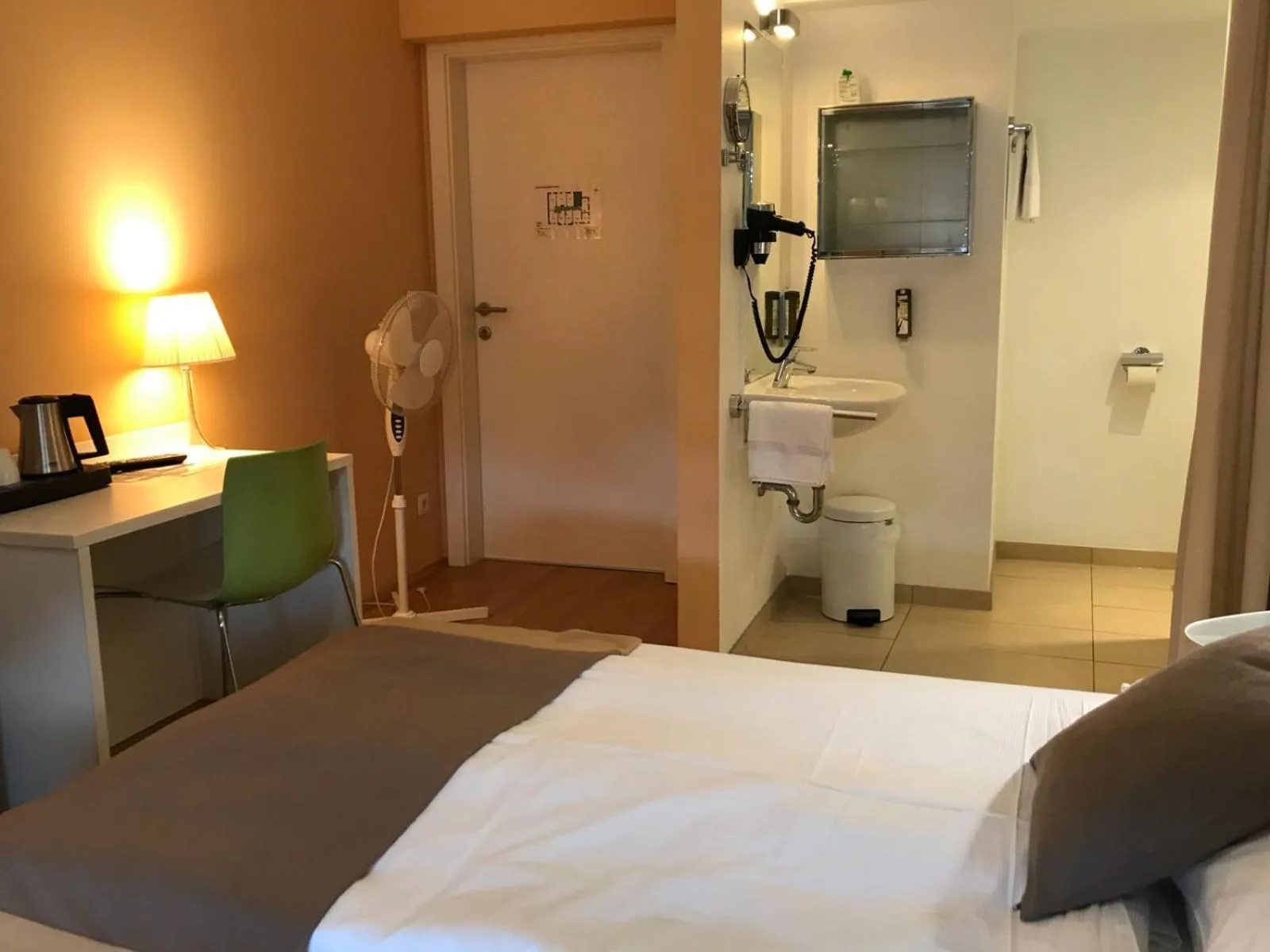 Bed in Hotel Villa Rückert