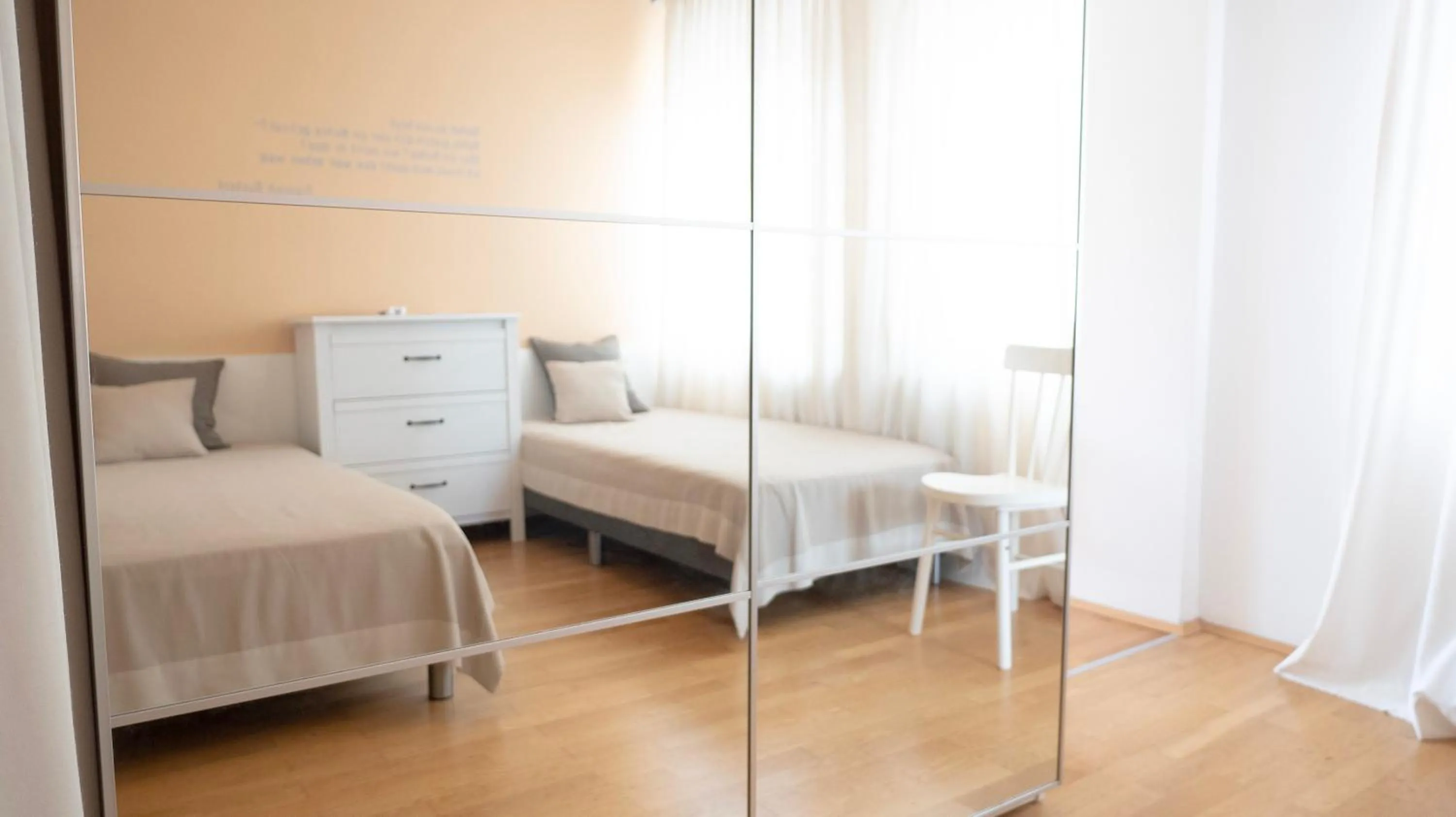 Bed in Hotel Villa Rückert