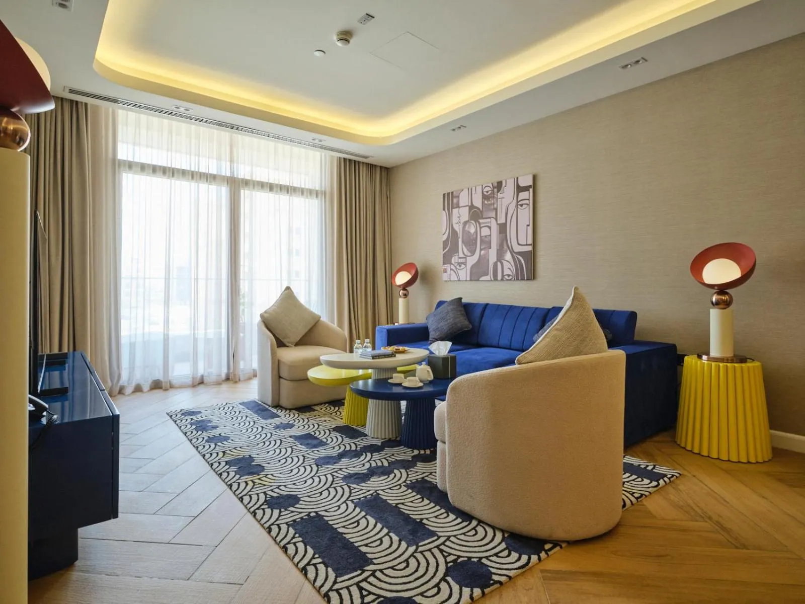 Living room in The Muse