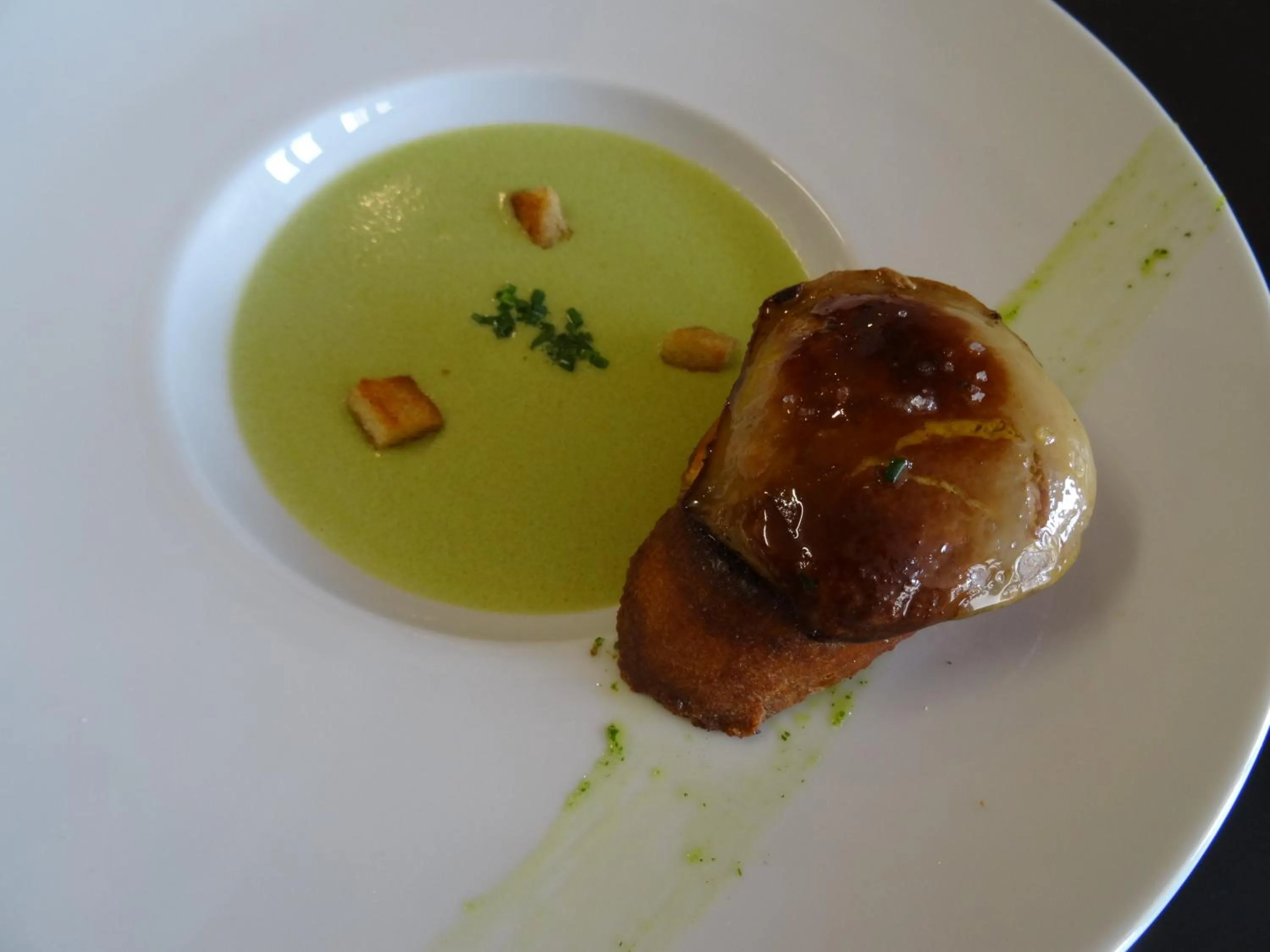 Food close-up in Le Relais des Lacs Bourgogne Morvan