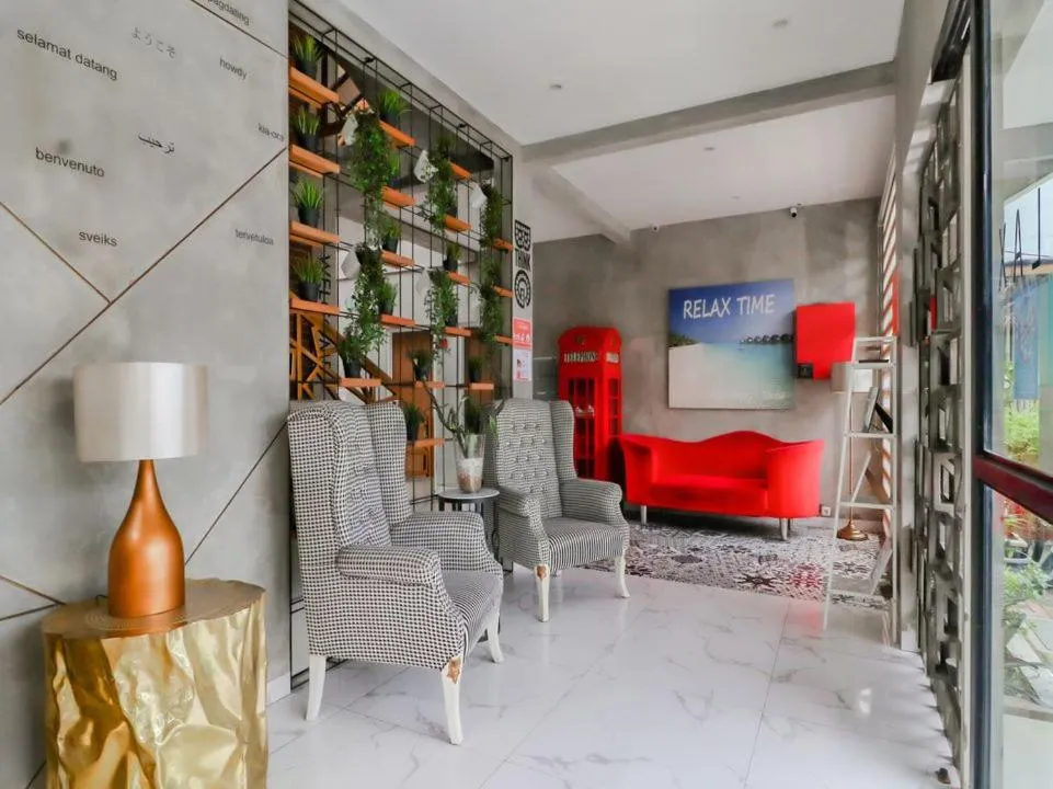 Living room in The Batik Bed and Coffee Bandung