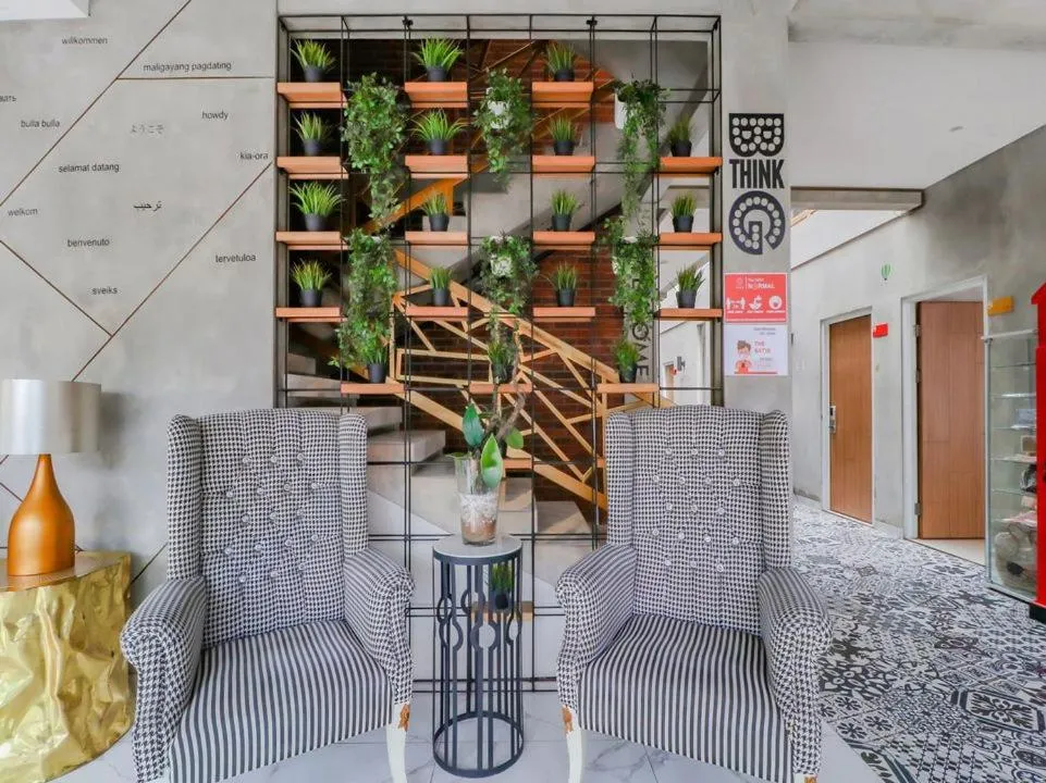 Living room in The Batik Bed and Coffee Bandung