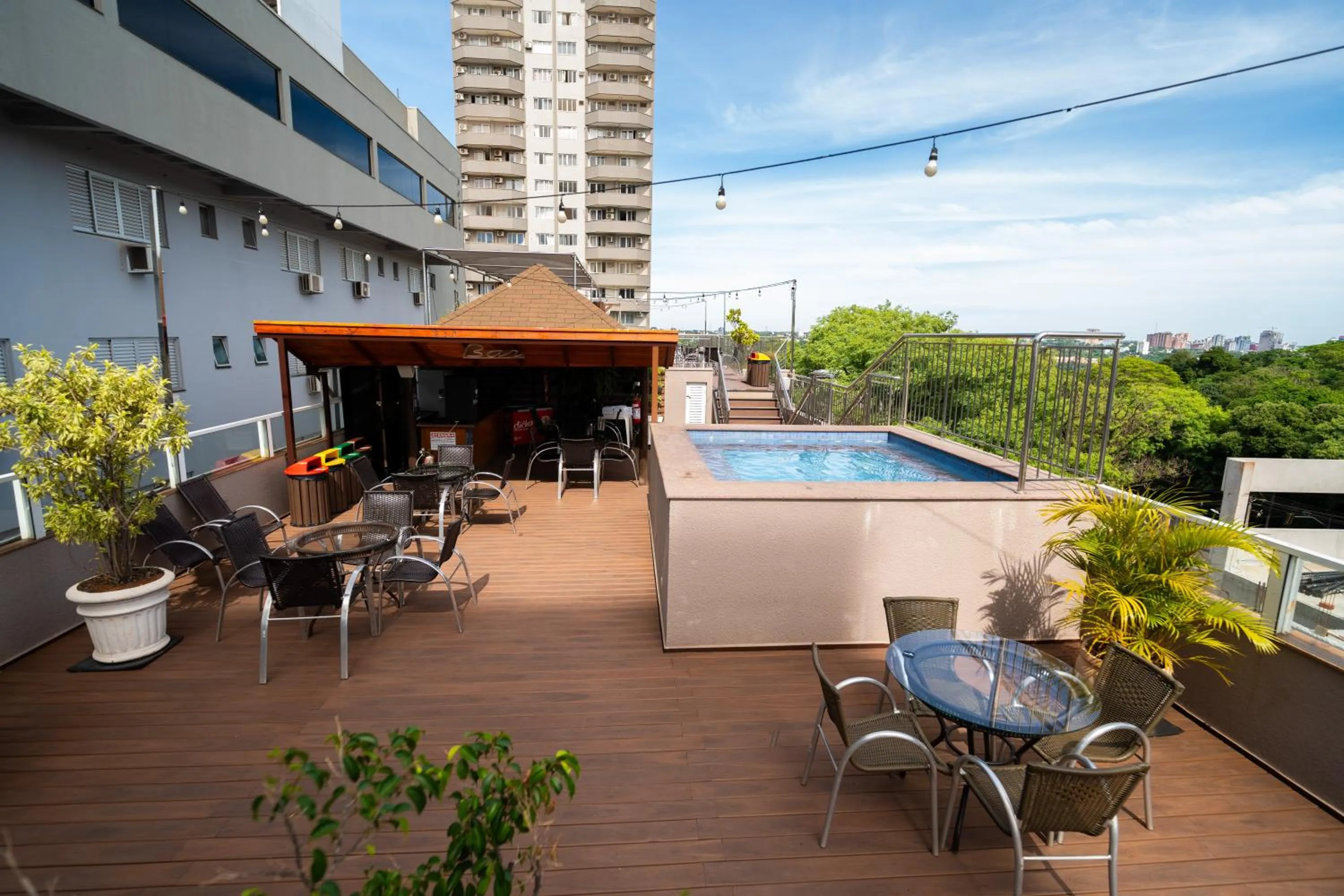 Balcony/Terrace in Tarobá Hotel