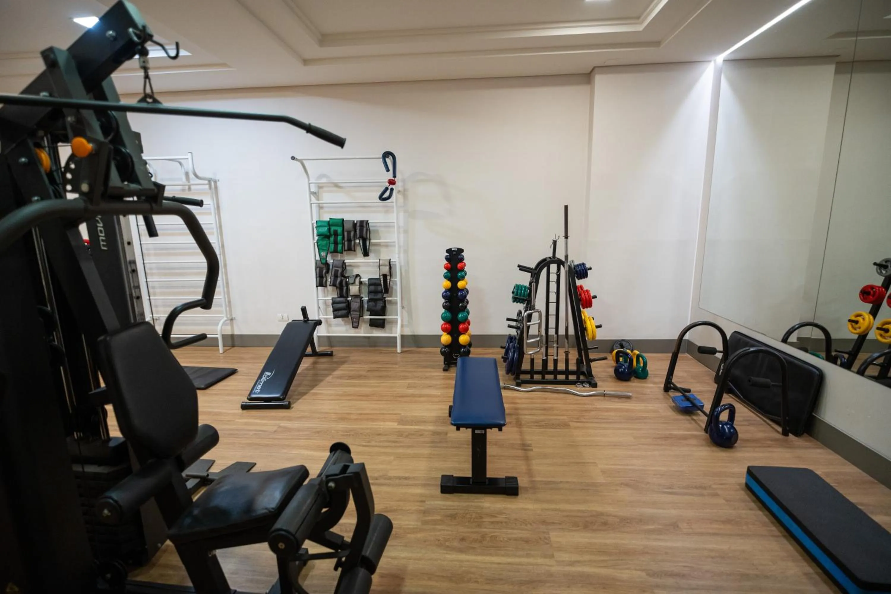 Fitness centre/facilities in Tarobá Hotel
