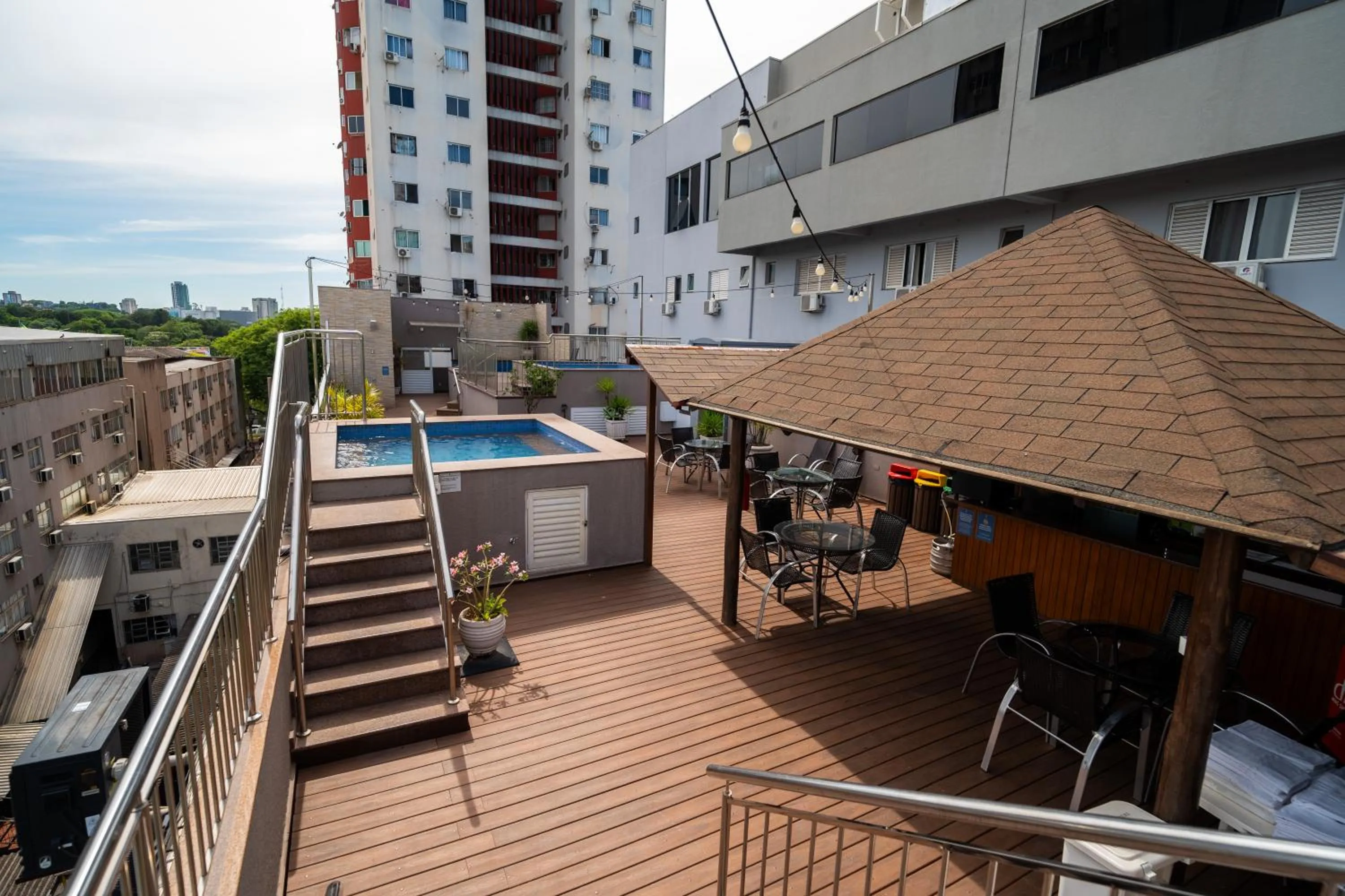 Balcony/Terrace in Tarobá Hotel