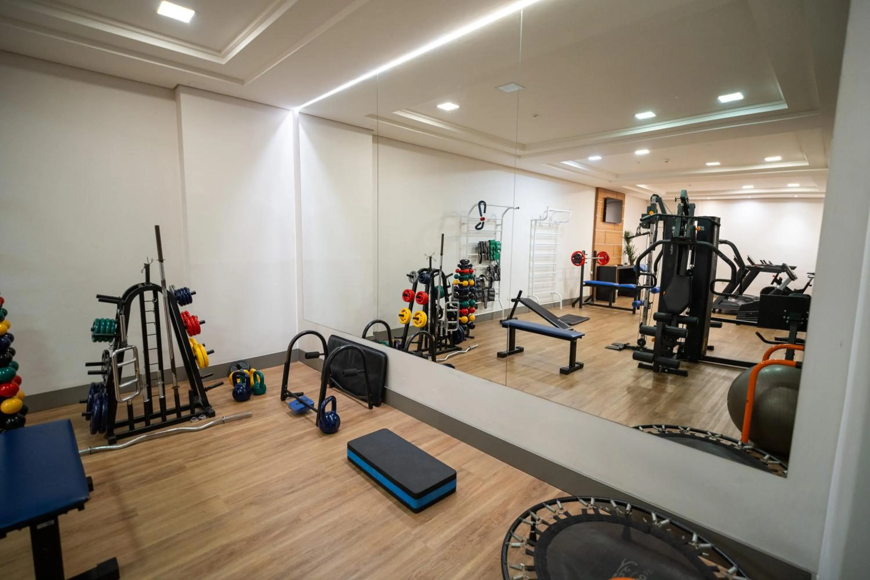 Fitness centre/facilities in Tarobá Hotel