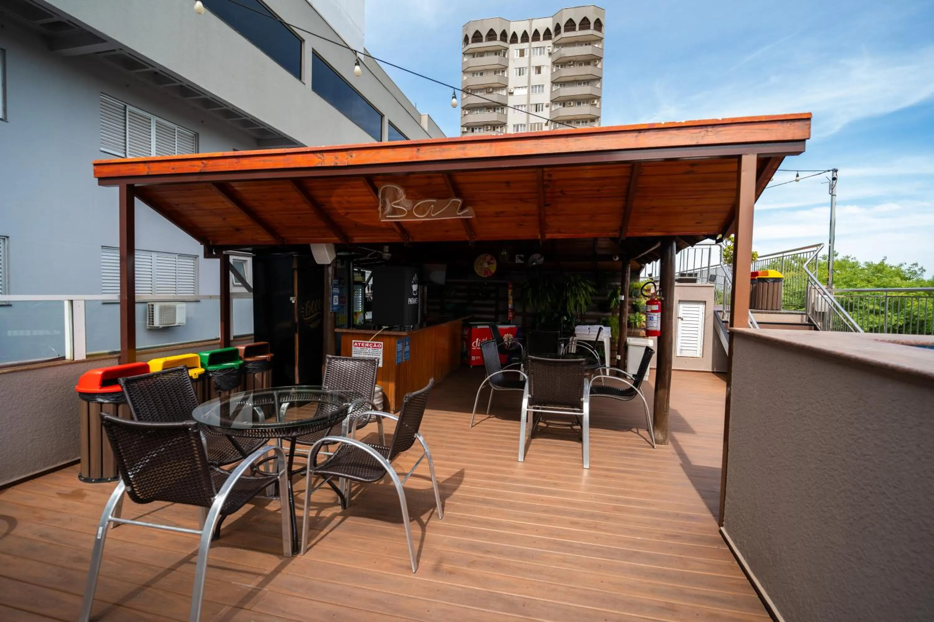 Lounge or bar in Tarobá Hotel