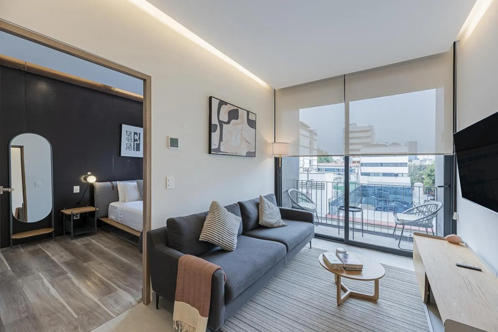 Living room in Cuadra 134 Residencial Condesa