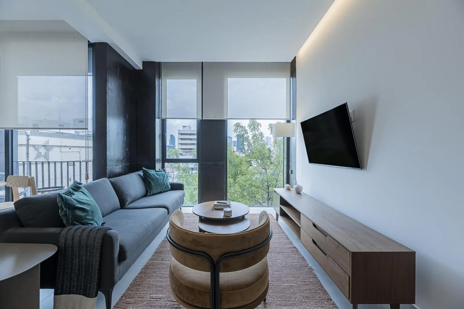 Living room in Cuadra 134 Residencial Condesa