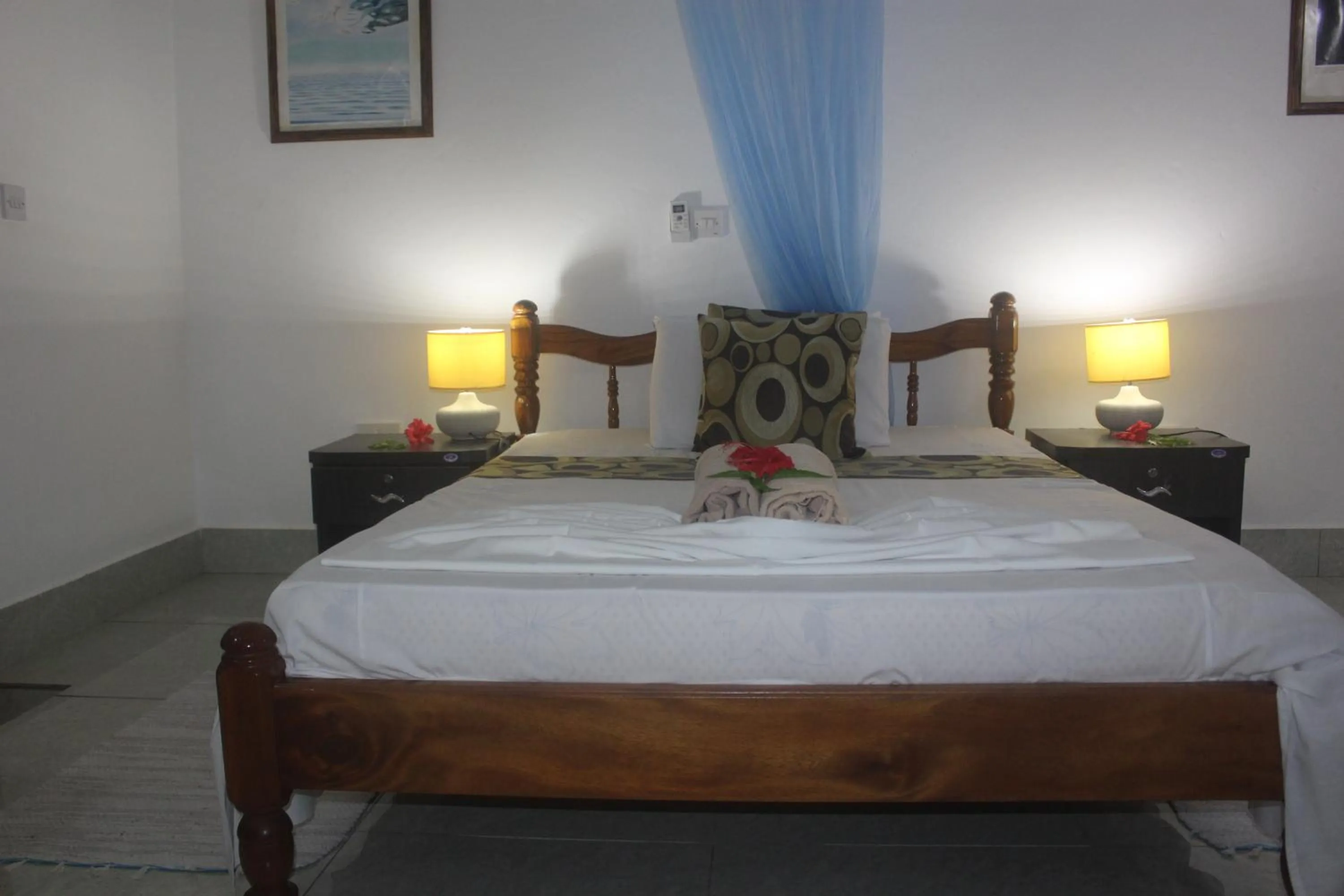 Bed in Zerof Guest House