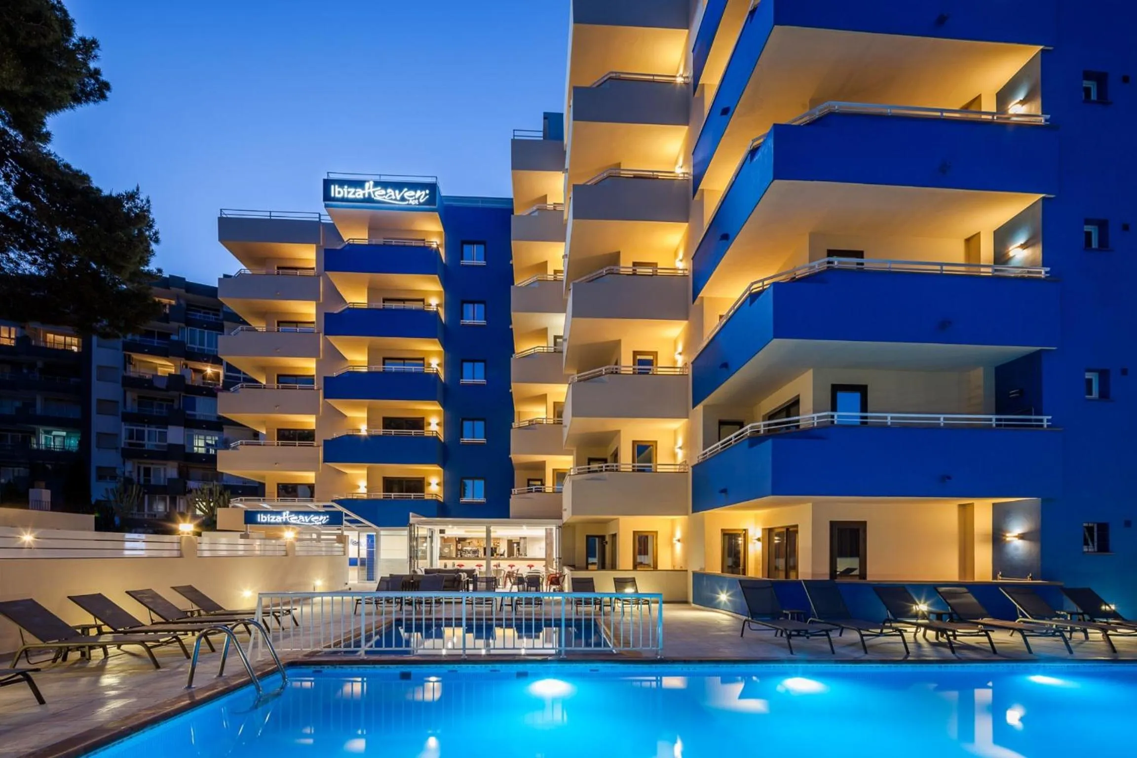 Property building in Ibiza Heaven Apartments