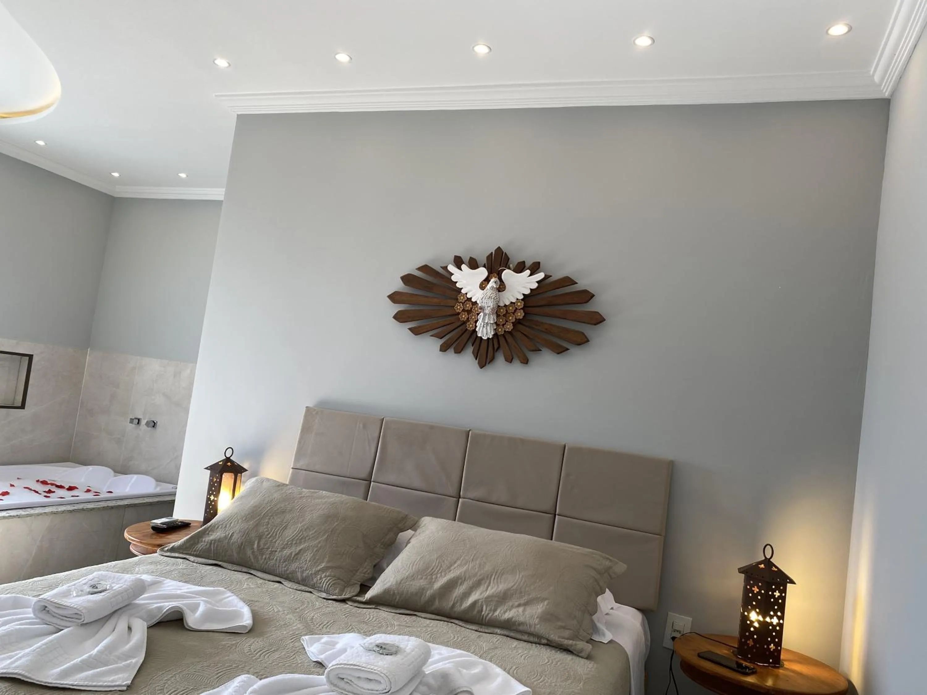 Bed in Pousada Maria Monteiro Tiradentes