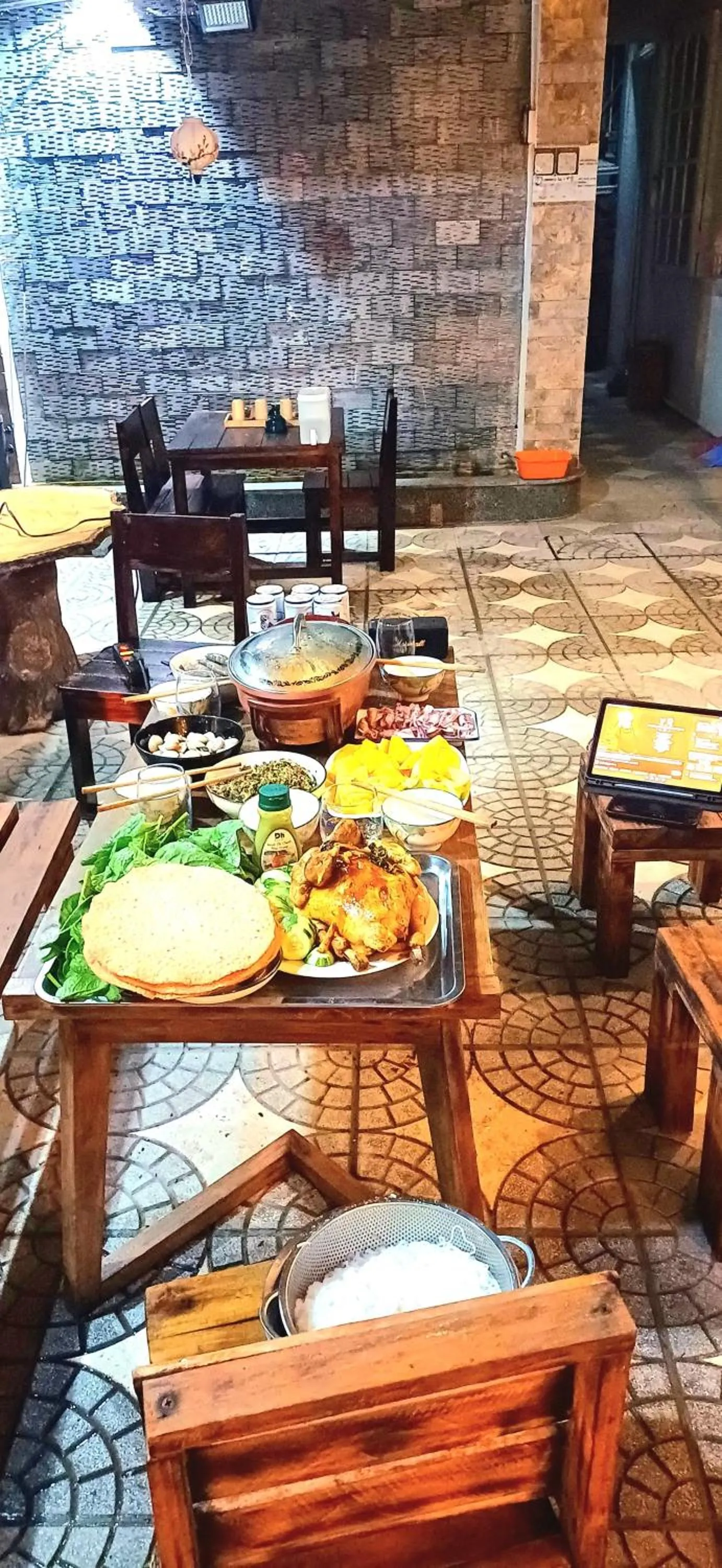 Patio in Minh Trang Villa Hoi An -BBQ Garden