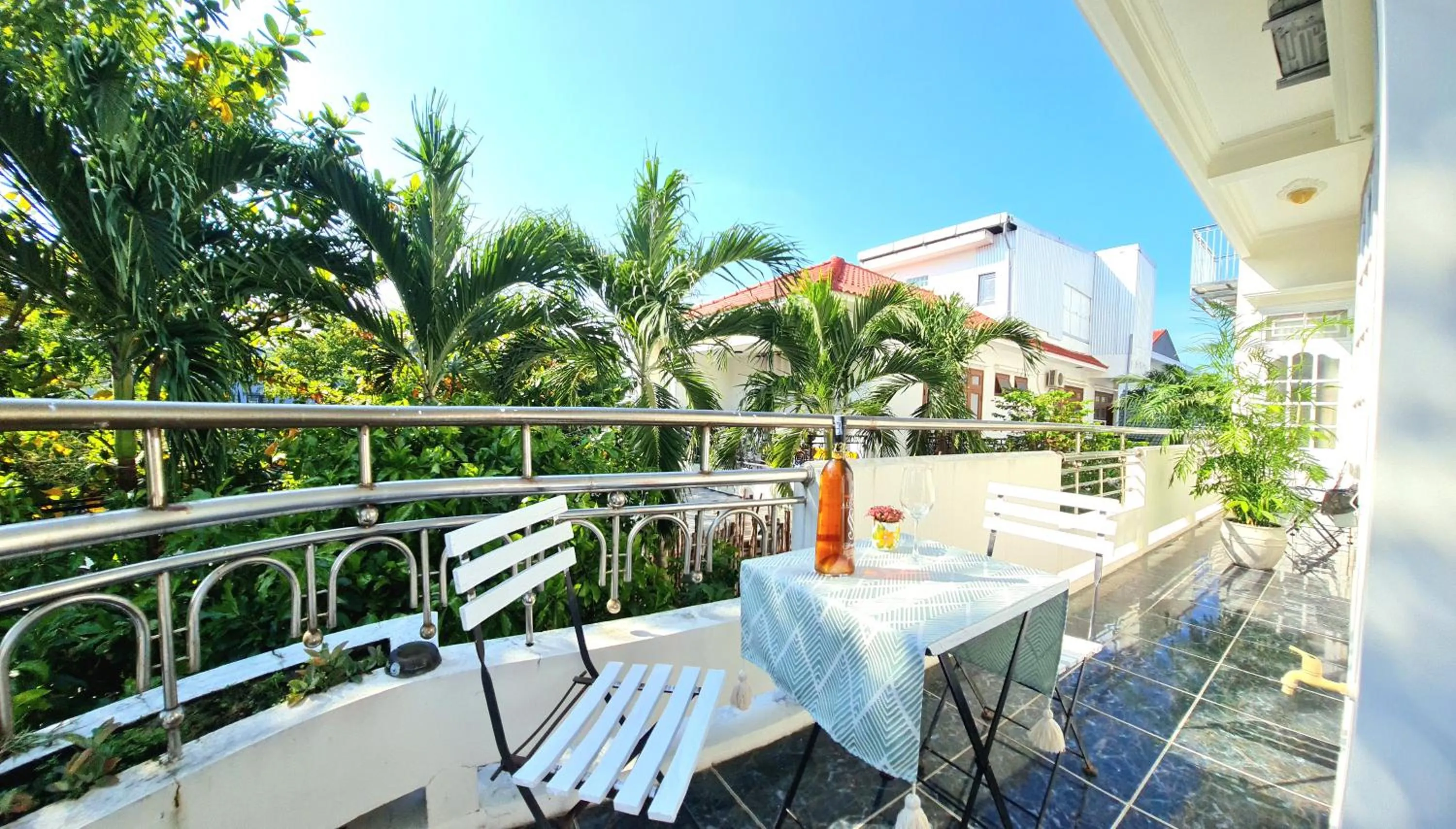 Patio in Minh Trang Villa Hoi An -BBQ Garden