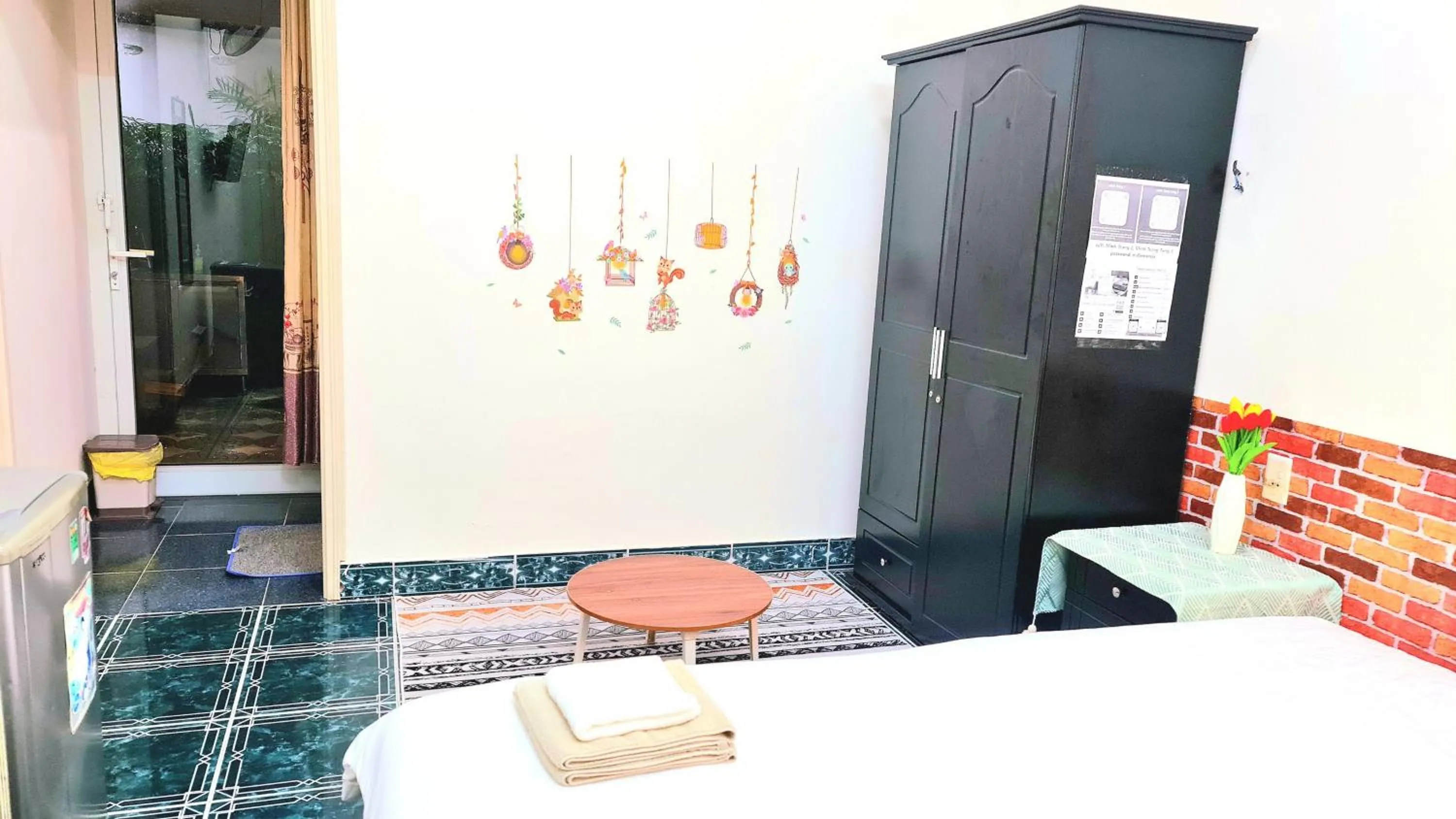 Bed in Minh Trang Villa Hoi An -BBQ Garden