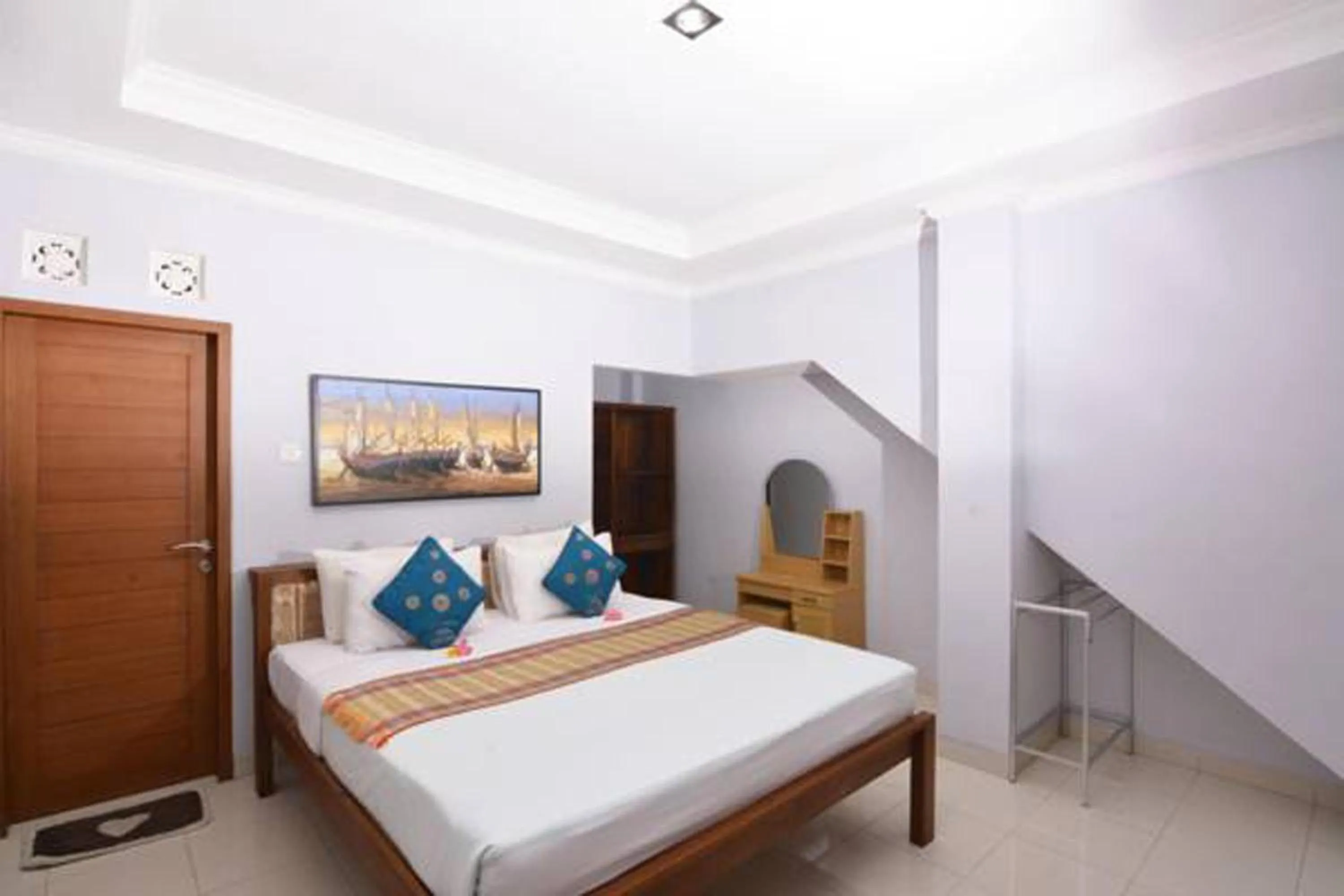 Bed in Artja Inn Ubud