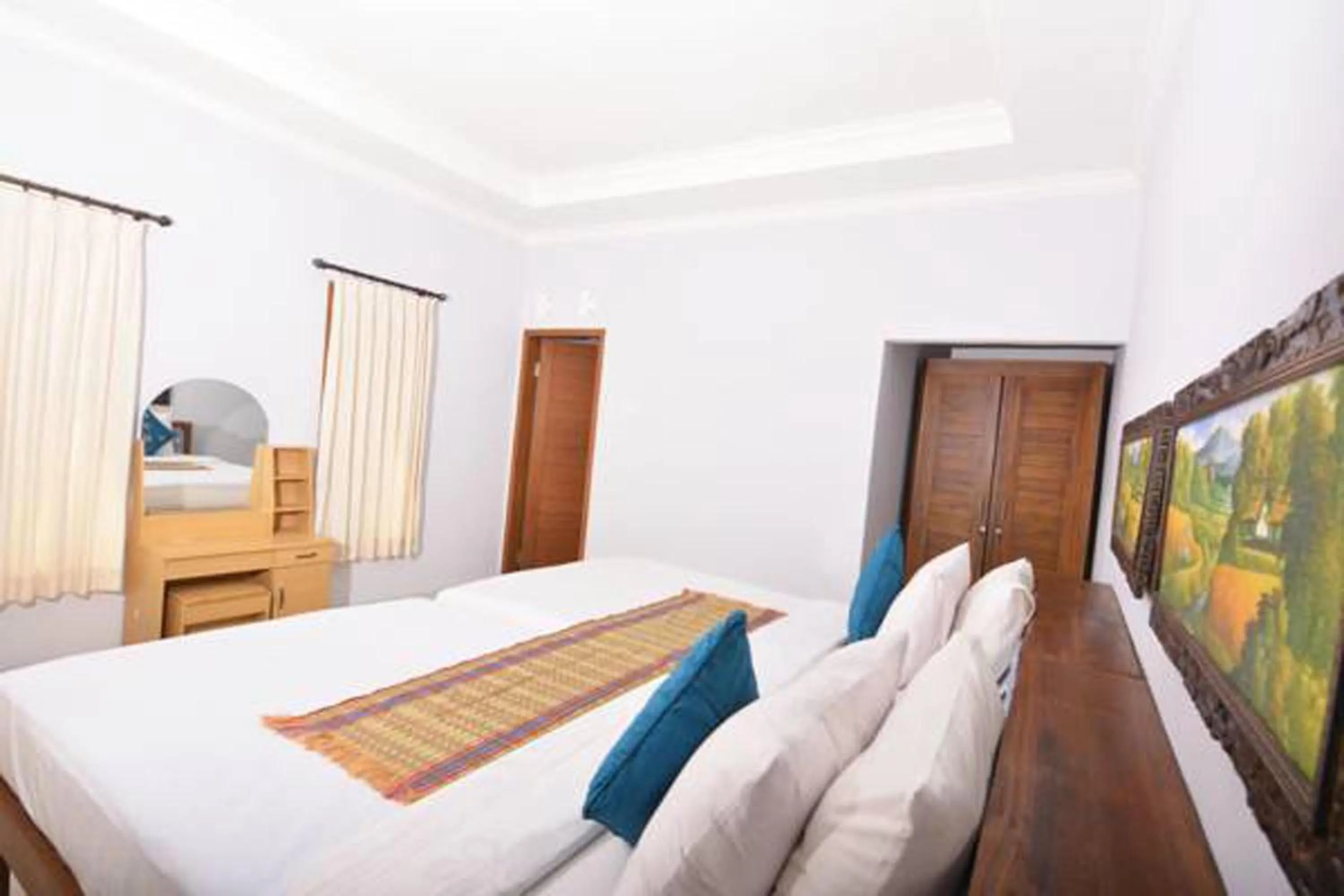 Bed in Artja Inn Ubud