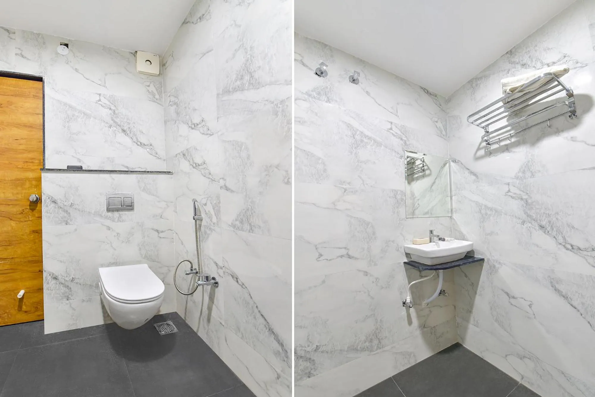 Bathroom in FabHotel Synergy Stays