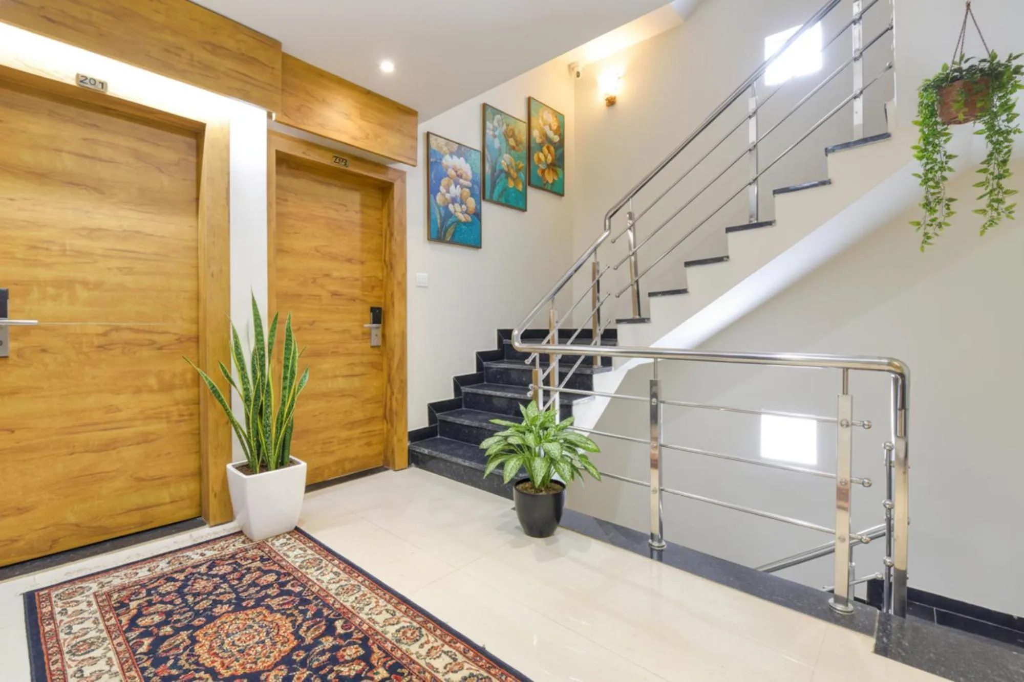 Lobby or reception in FabHotel Synergy Stays