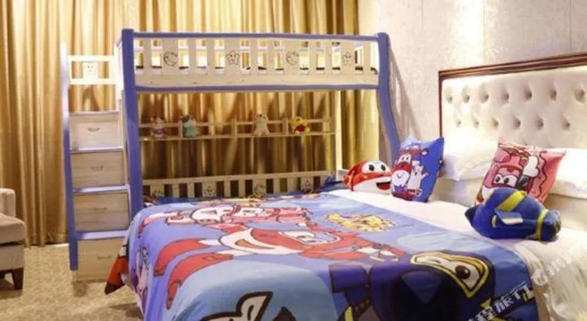 Bed in New Century Hotel Putuo Zhoushan