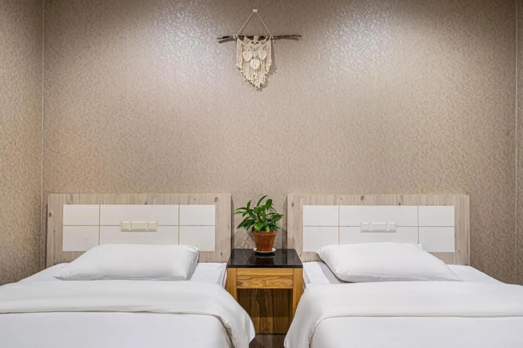 Bed in Seogwipo (Seongsan) Beach Hotel