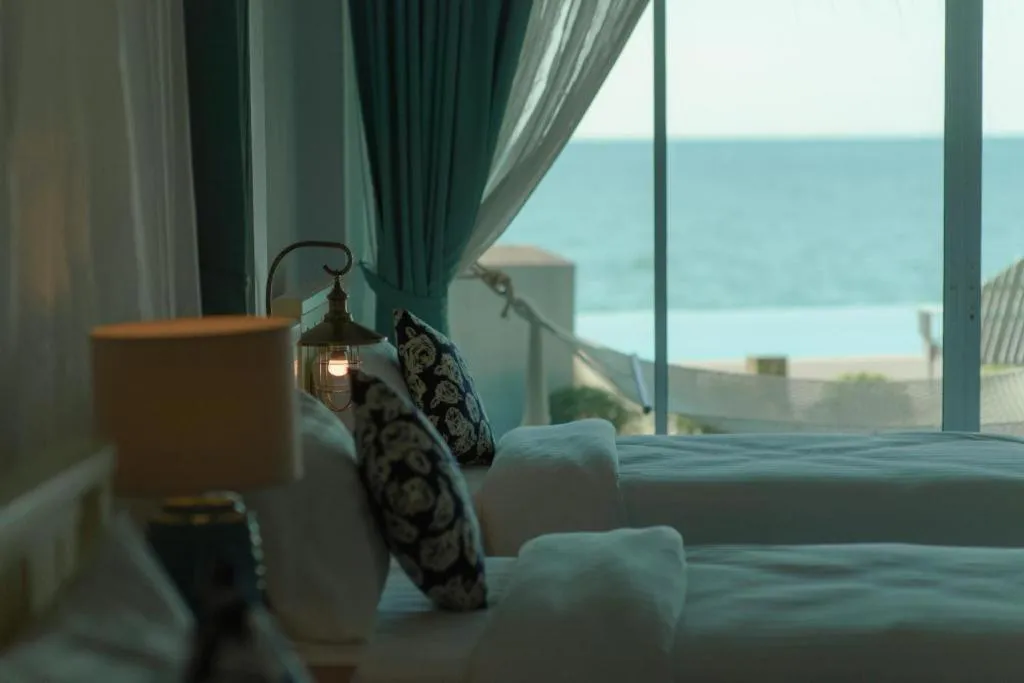 Bed in Sea Coco Resort